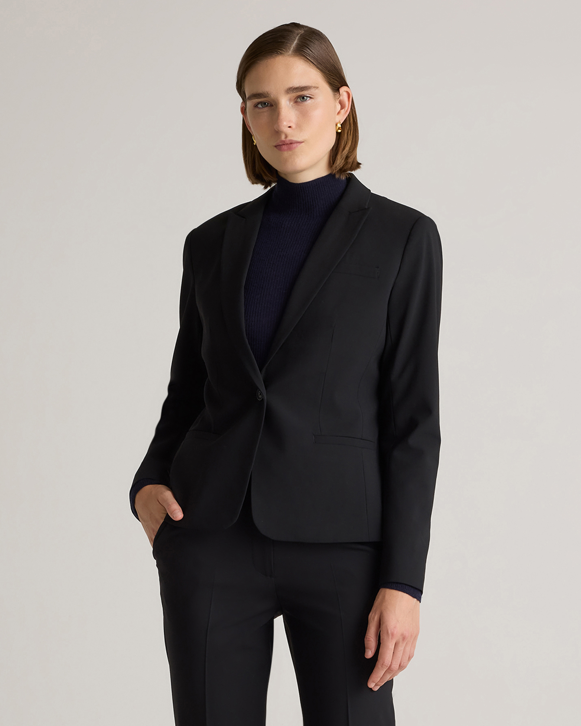 Italian Wool Tailored Blazer — Image 30