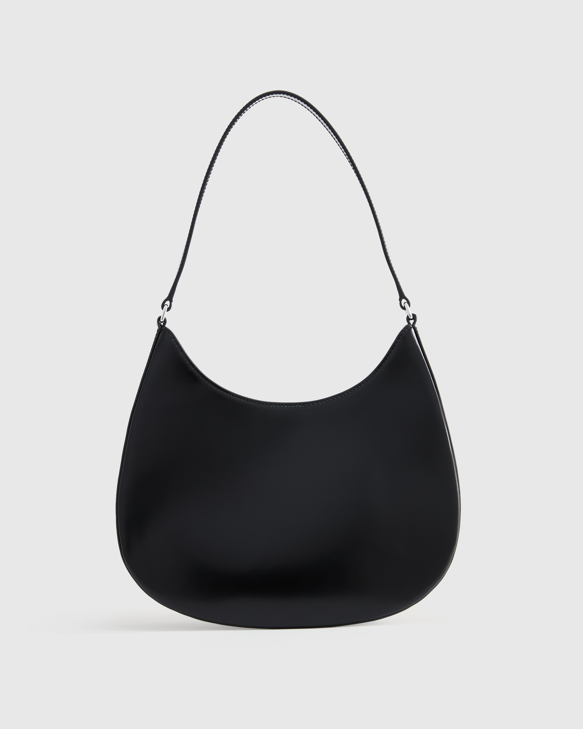 Italian Abrasivato Leather Shoulder Bag — Image 5