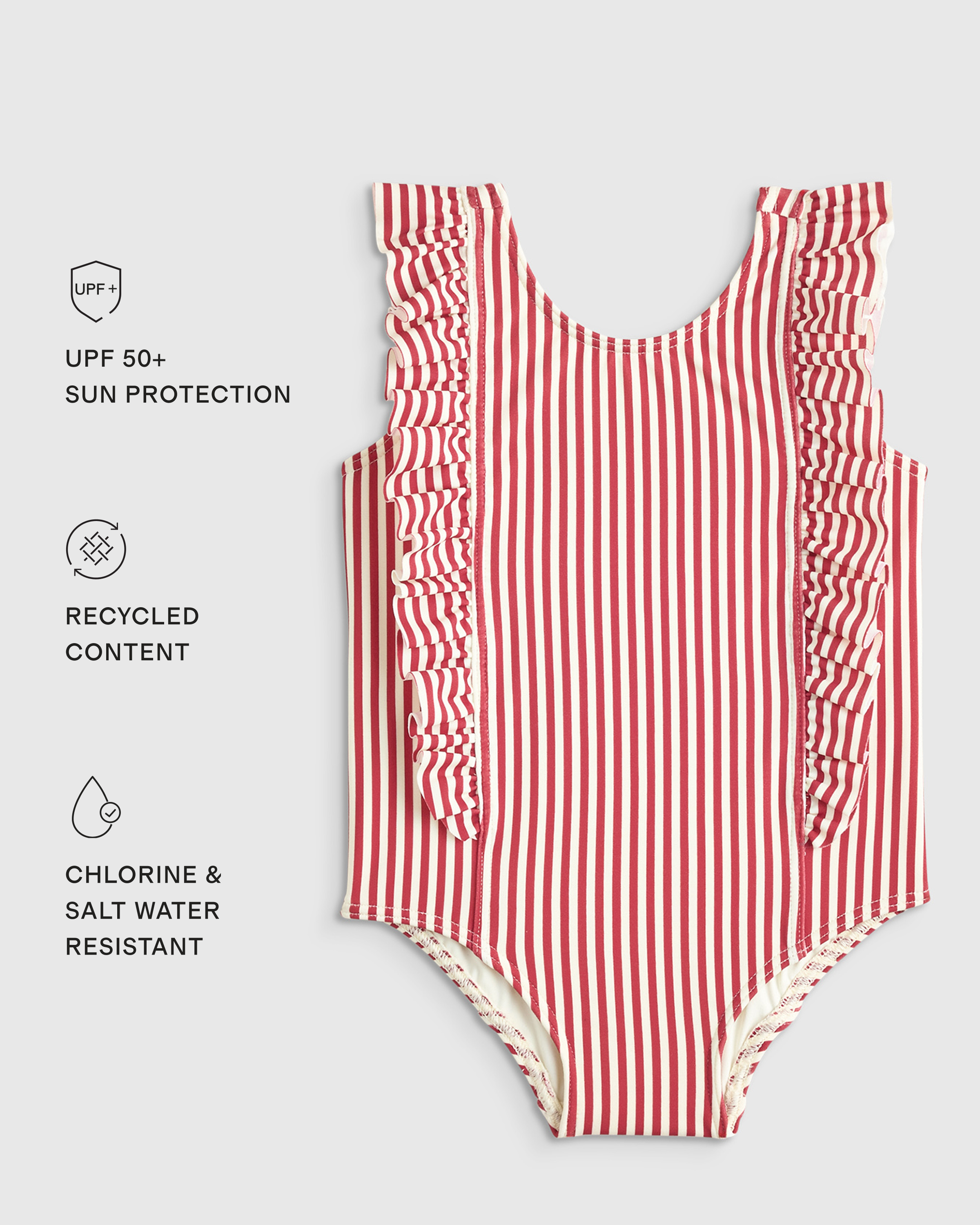 Ruffle One Piece Swimsuit — Image 8