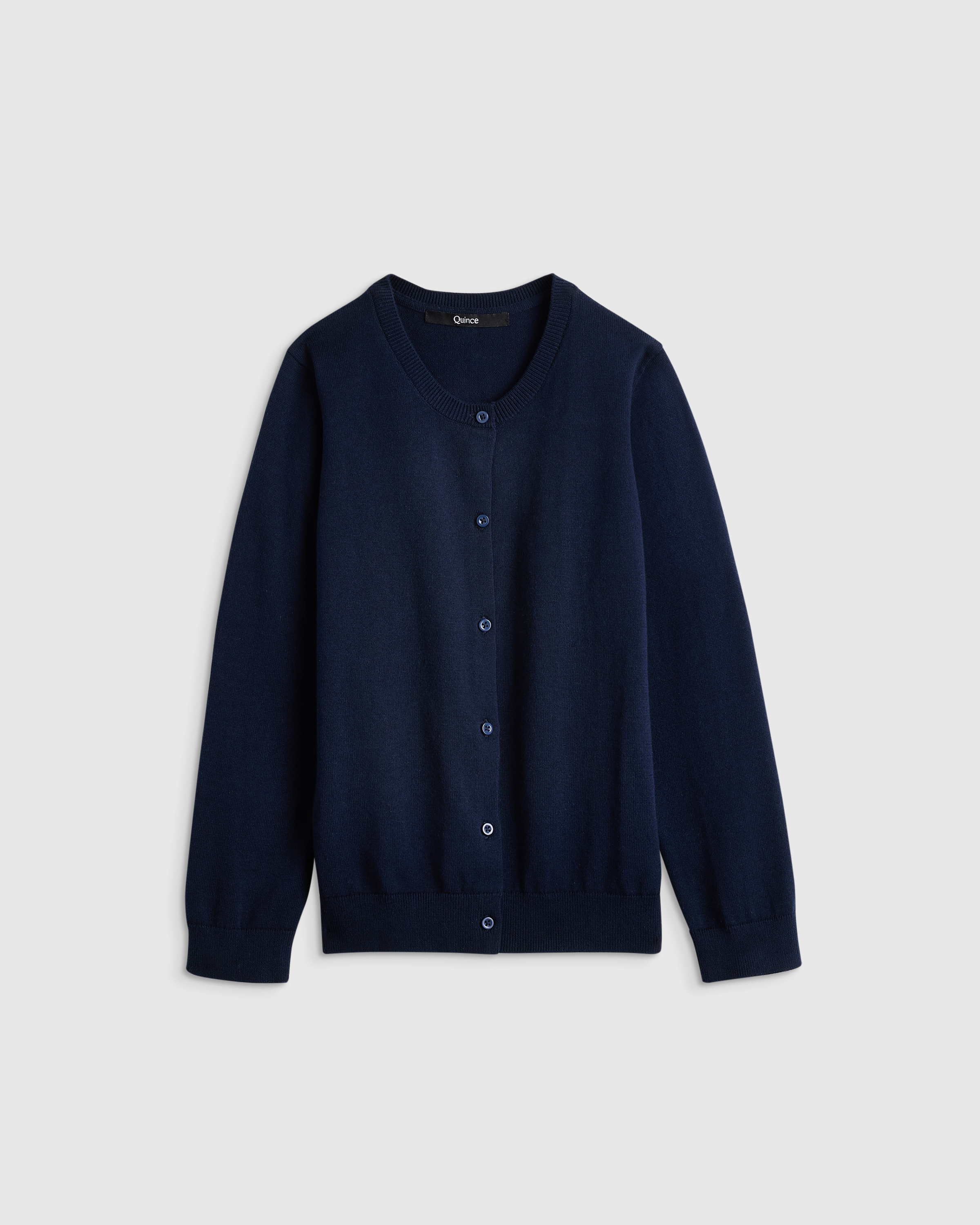 100% Organic Cotton Crewneck Cardigan — Image 14