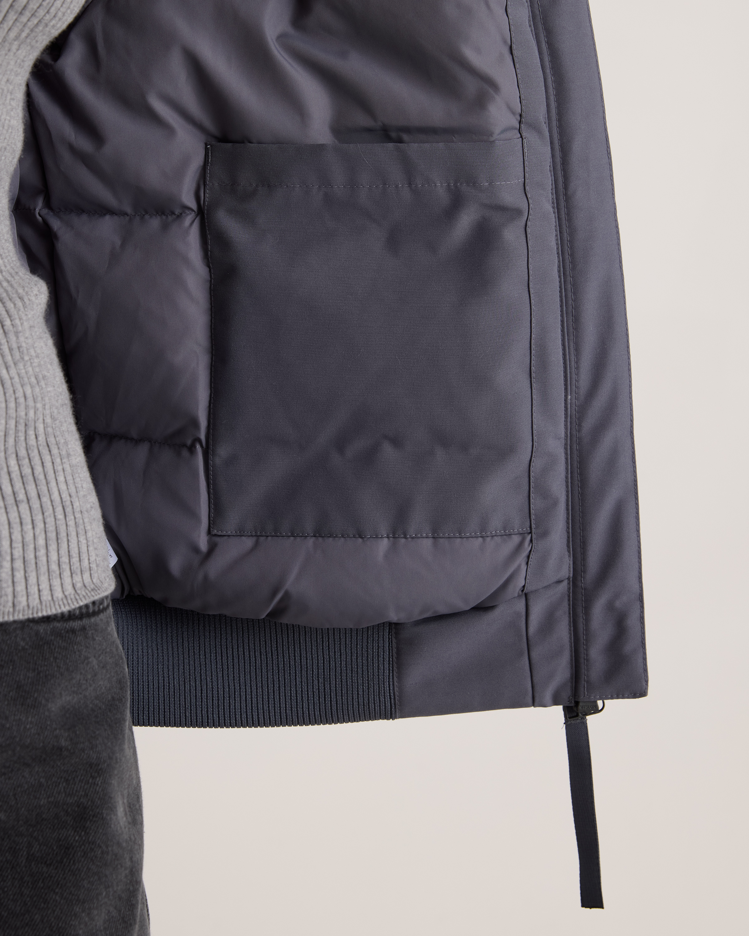 Responsible Down Hooded Short Parka — Image 10