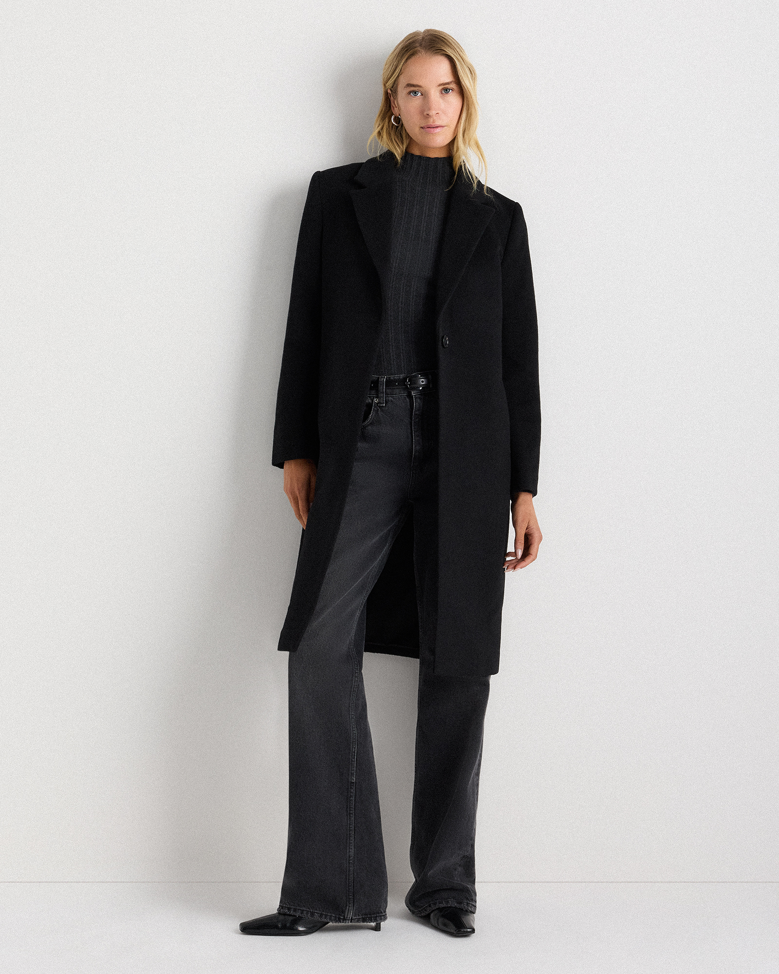 Wool Cashmere Classic Single-Breasted Coat — Image 31