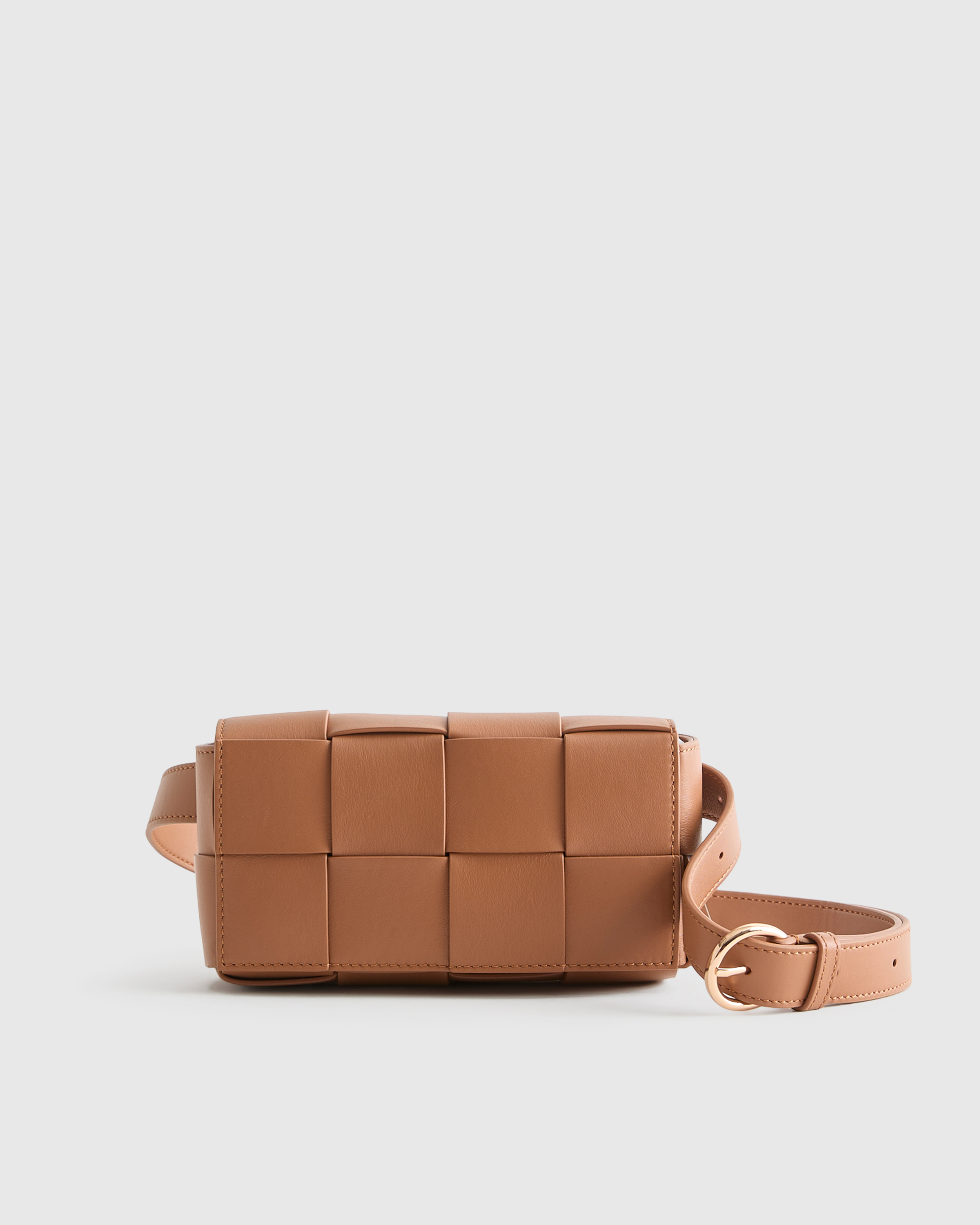 Italian Leather Handwoven Box Belt Bag — Image 19