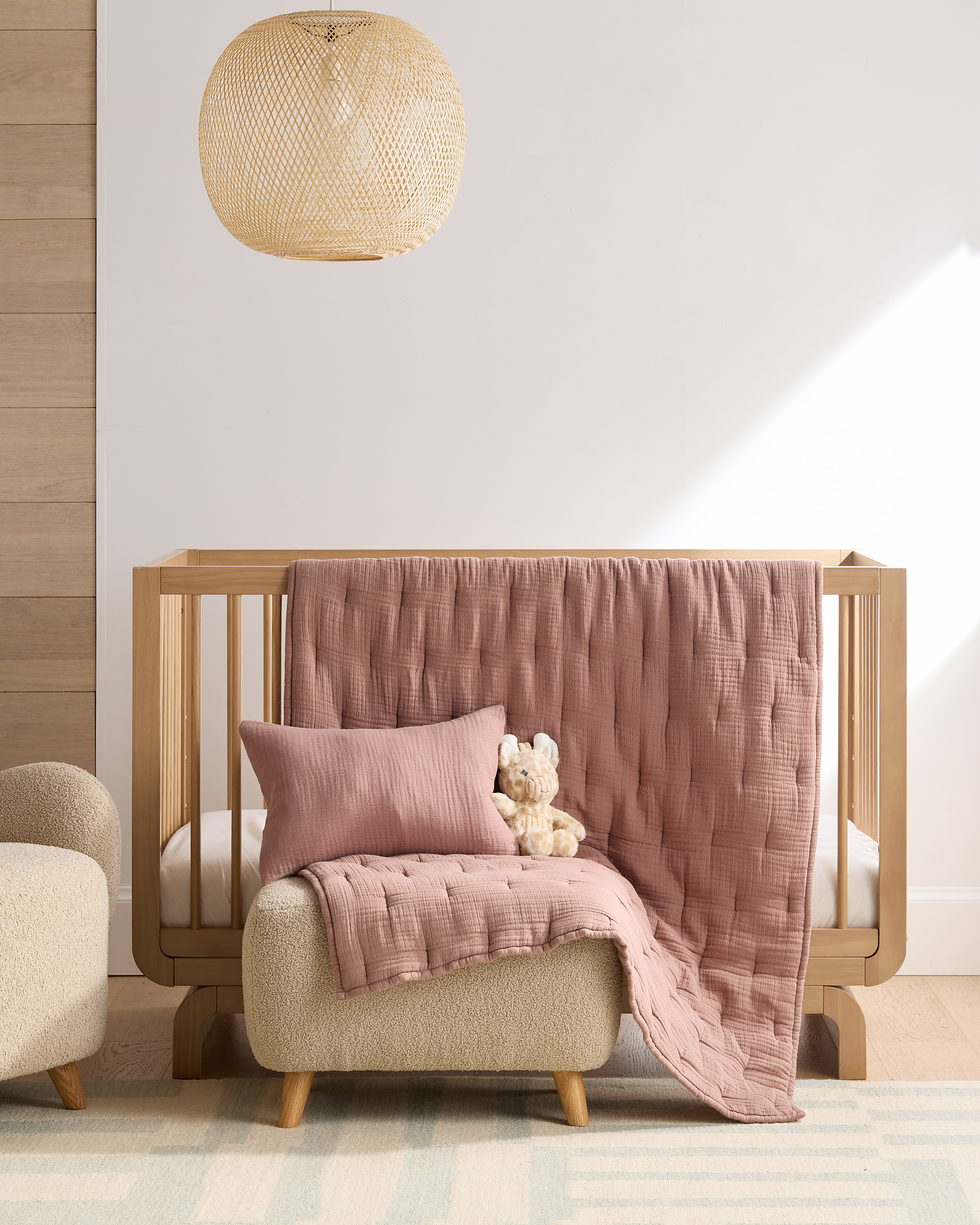 Organic Cotton Gauze Toddler Quilt — Image 5
