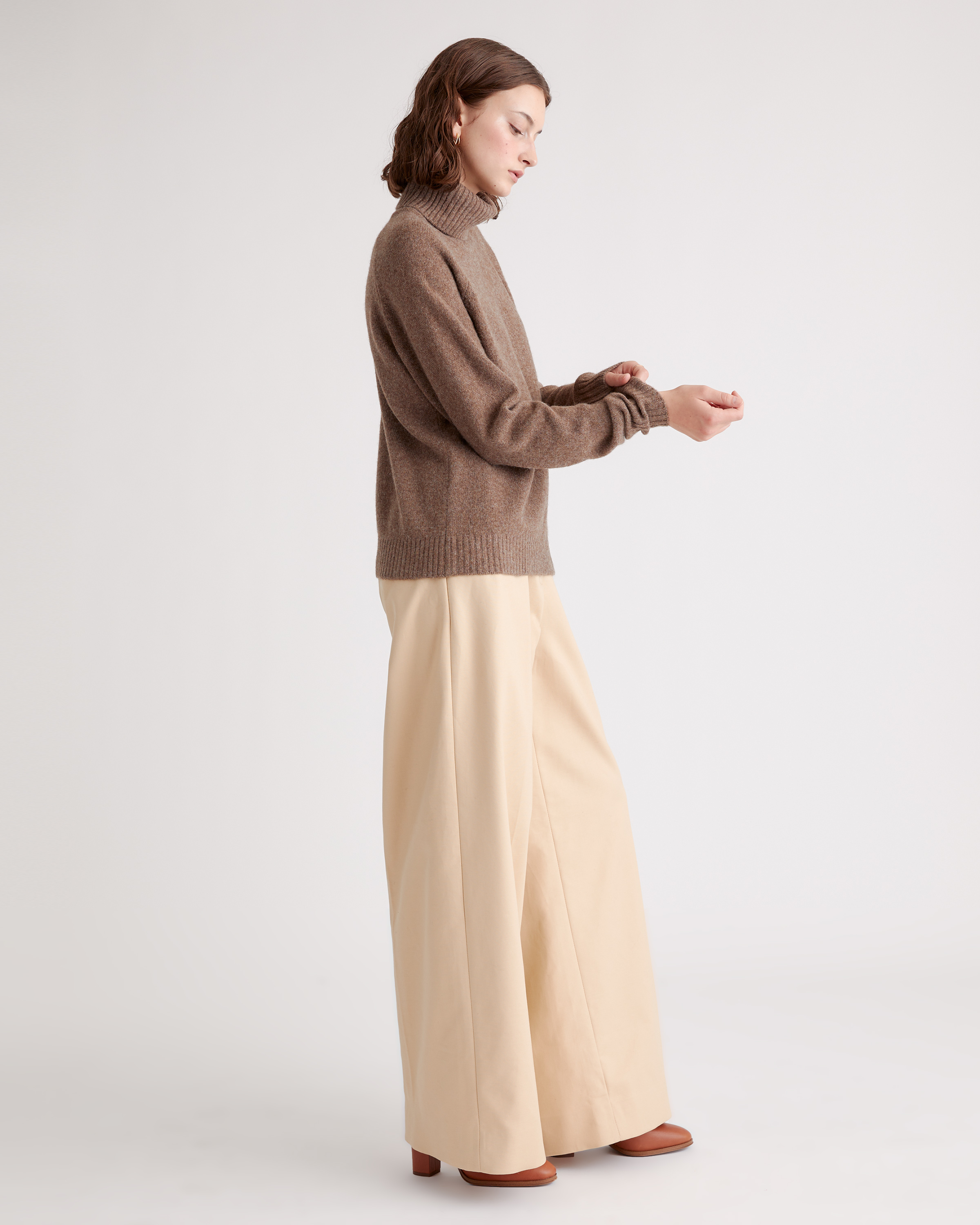 100% Yak Wool Turtleneck Sweater — Image 13
