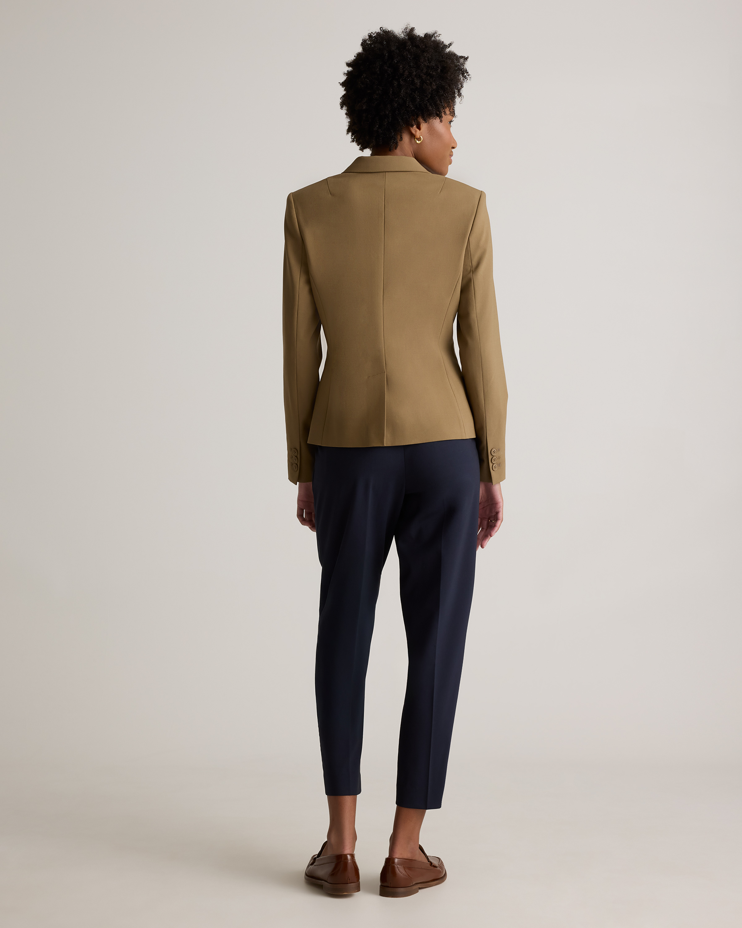 Italian Wool Tailored Blazer — Image 37