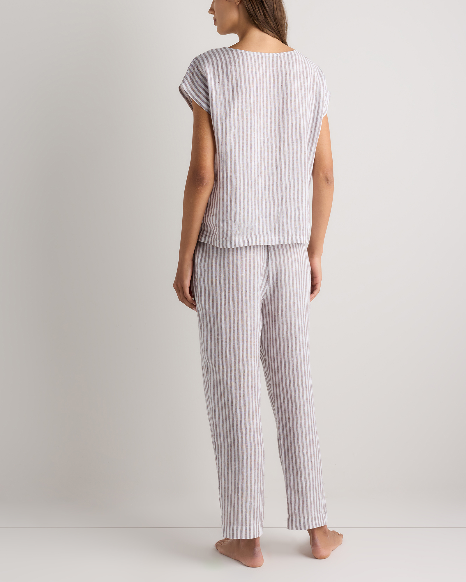 100% European Linen Pajama Set — Image 55