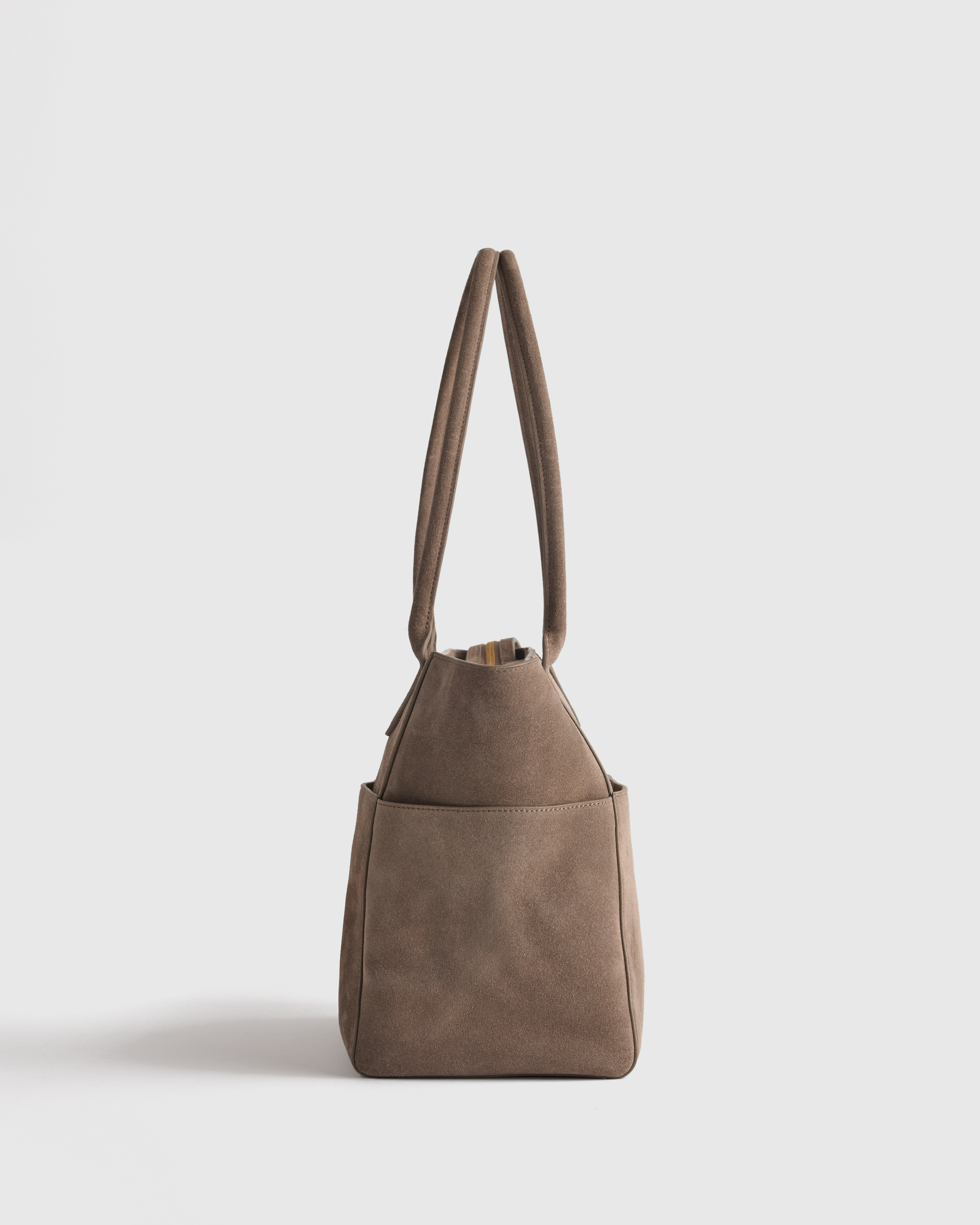Italian Suede Shopper Tote — Image 28