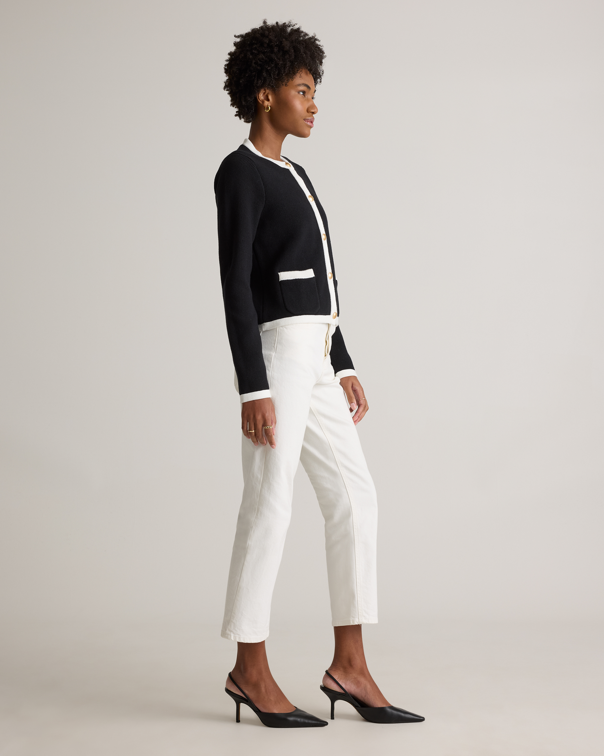 100% Organic Cotton Sweater Jacket — Image 13