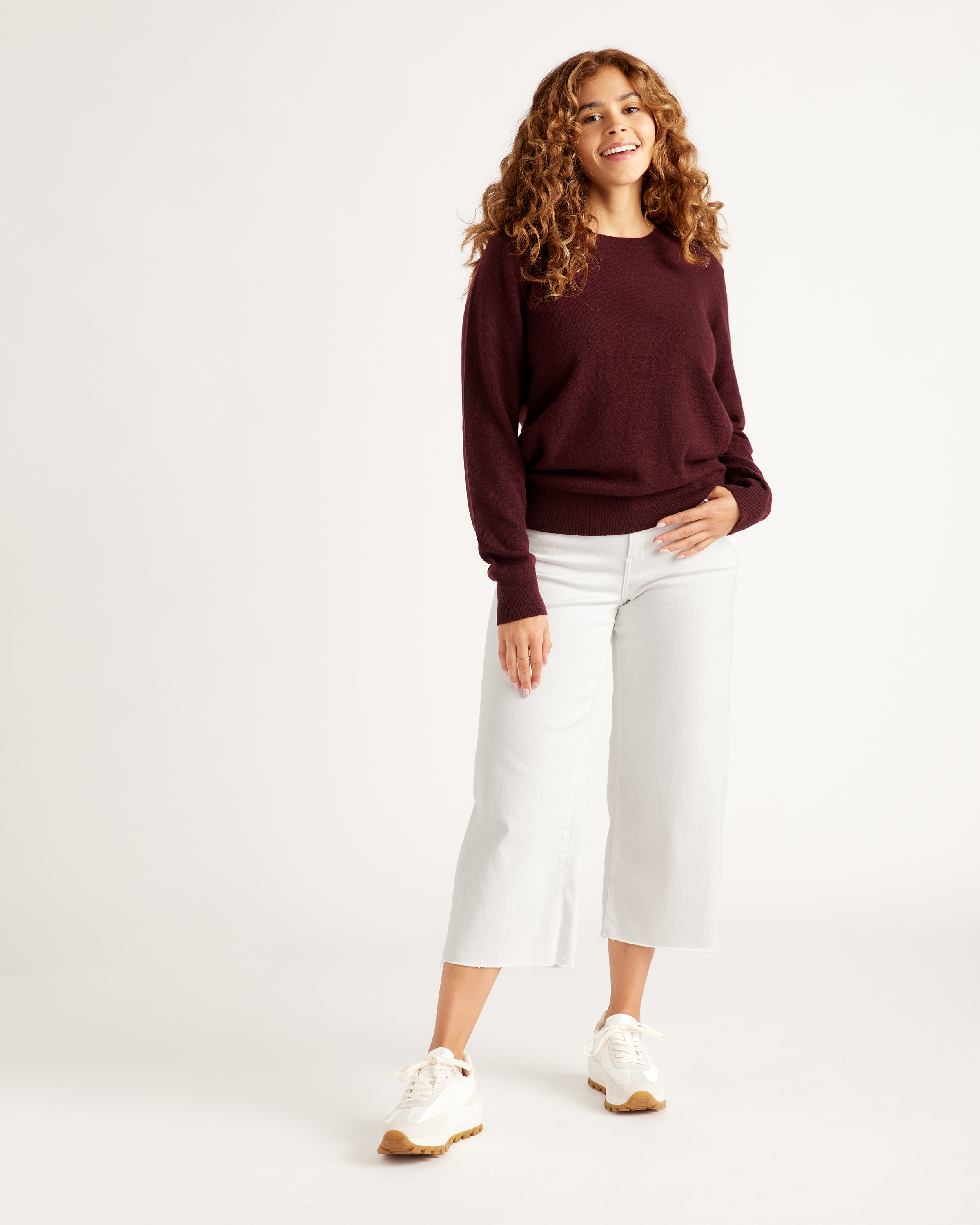 Mongolian Spring Cashmere Crewneck Sweater — Image 34