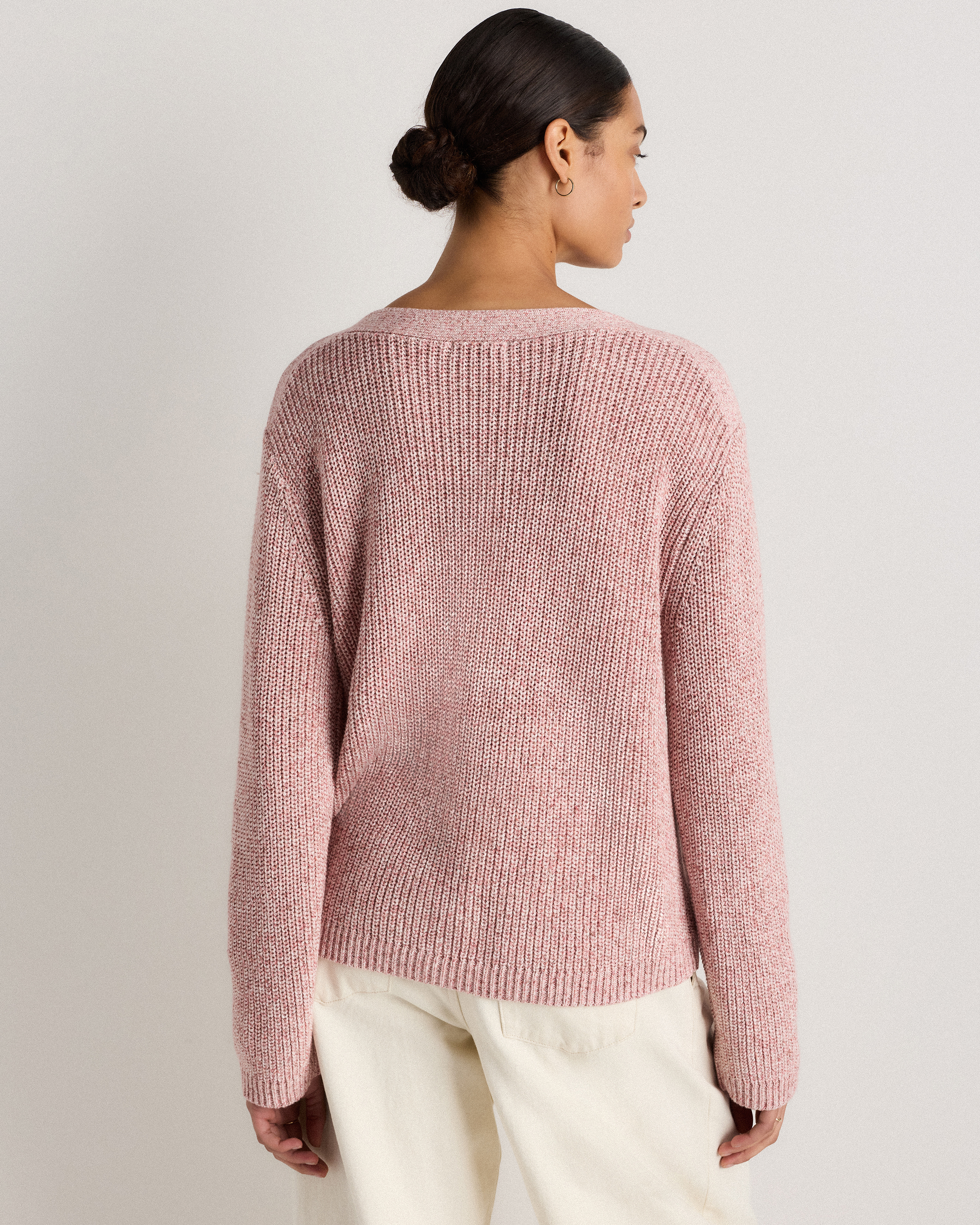 100% Organic Cotton Fisherman Boatneck Sweater — Image 4