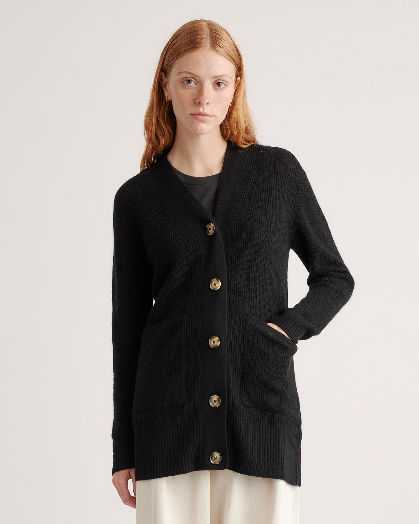 Baby Alpaca-Wool Oversized Cardigan — Image 12