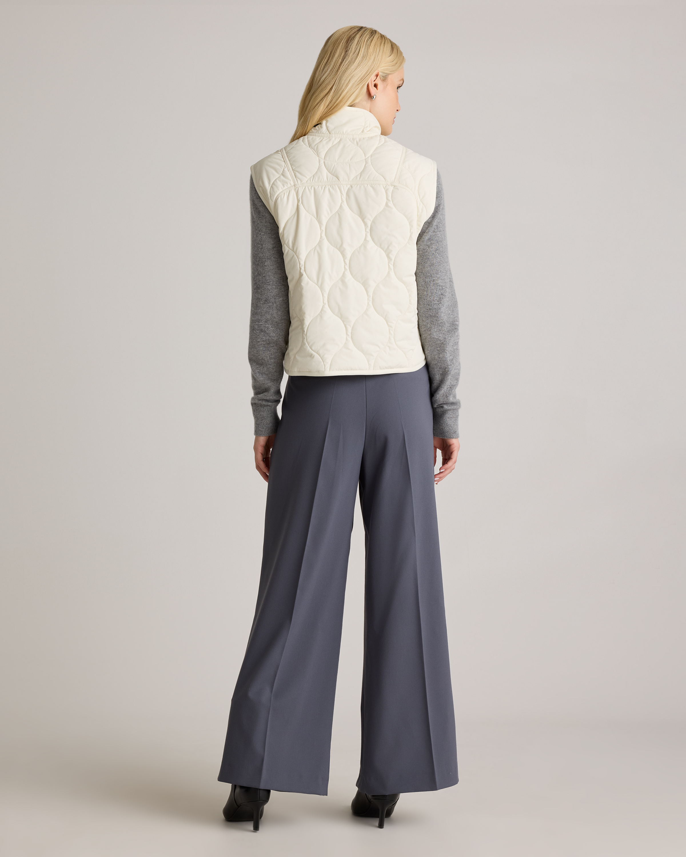 Featherless Quilted Puffer Vest — Image 22