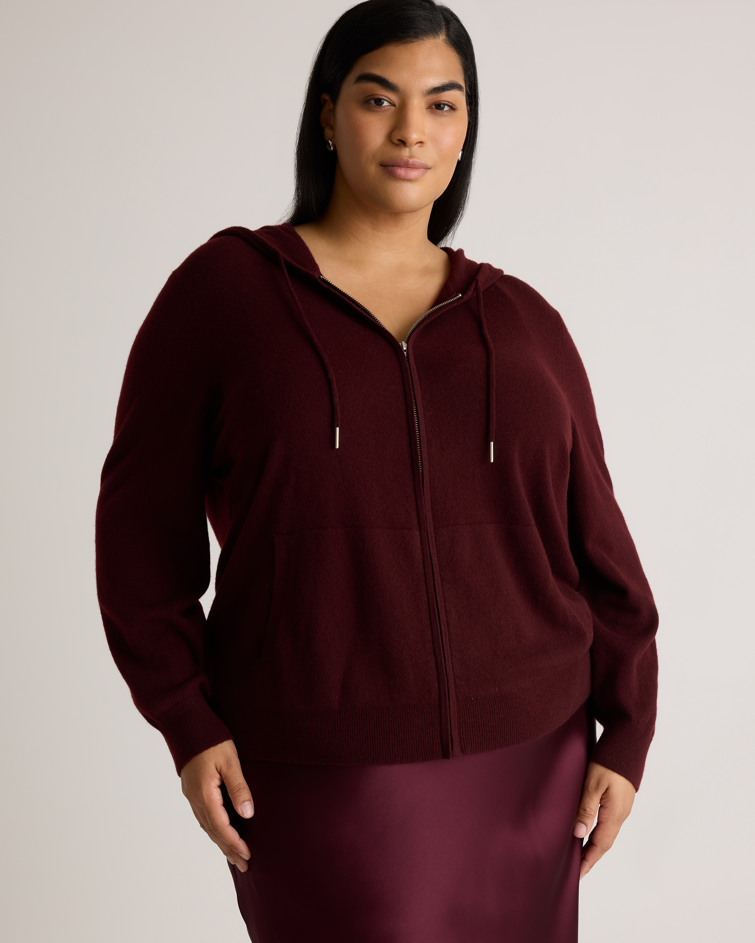 Mongolian Cashmere Full-Zip Hoodie — Image 10