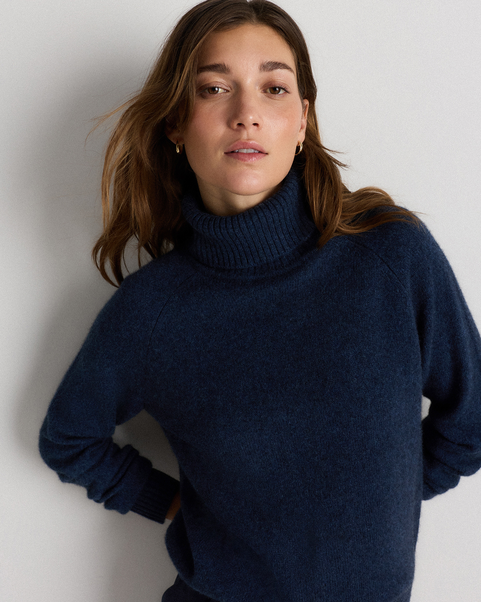 100% Yak Wool Turtleneck Sweater — Image 7