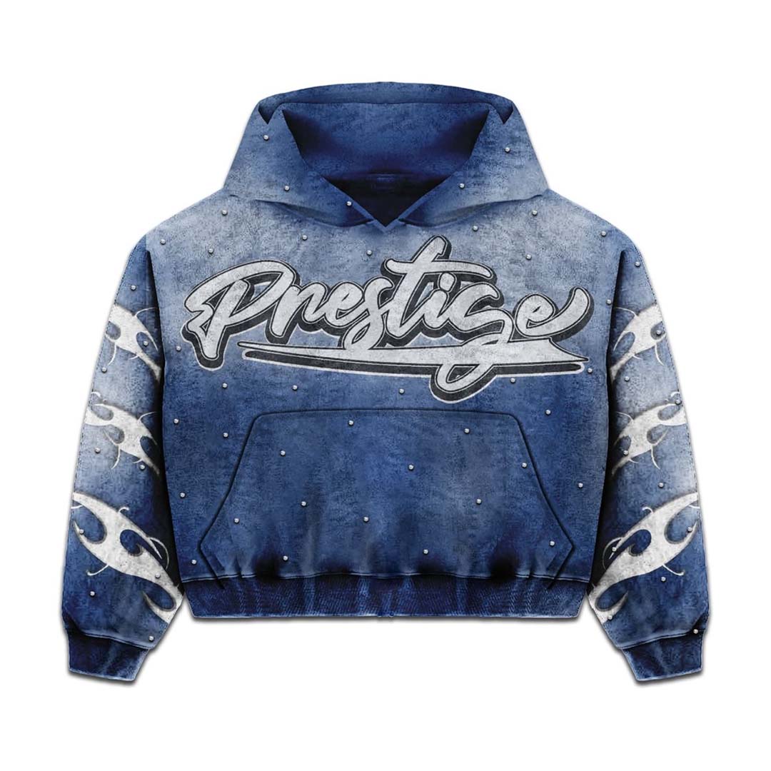 Flames Hoodie Faded