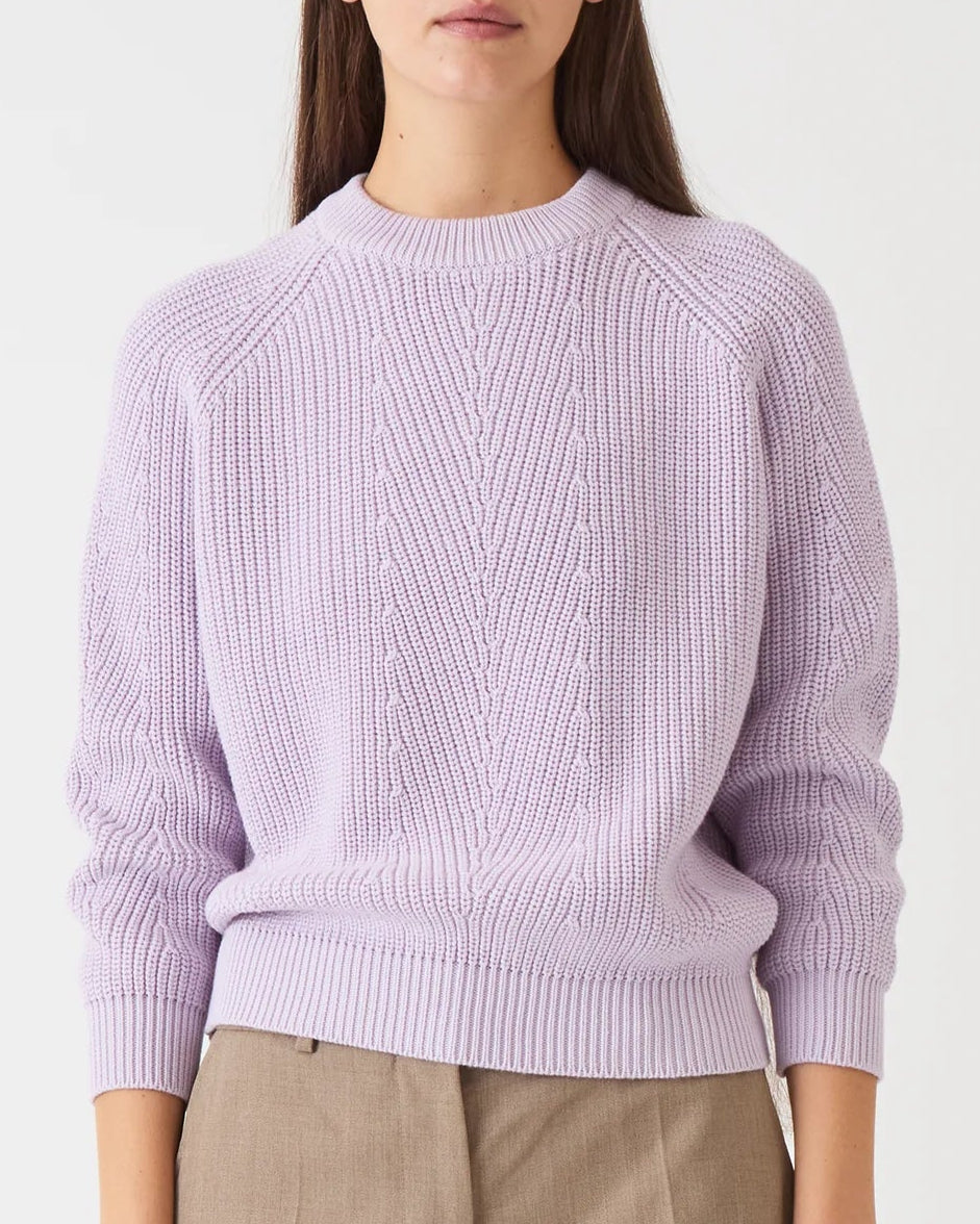 Demylee Chelsea Organic Cotton Sweater Pale Lilac