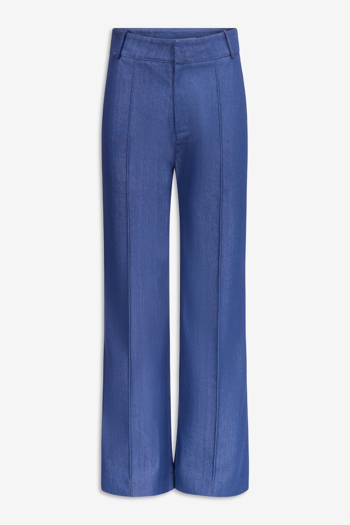 Denim straight pants - Blue