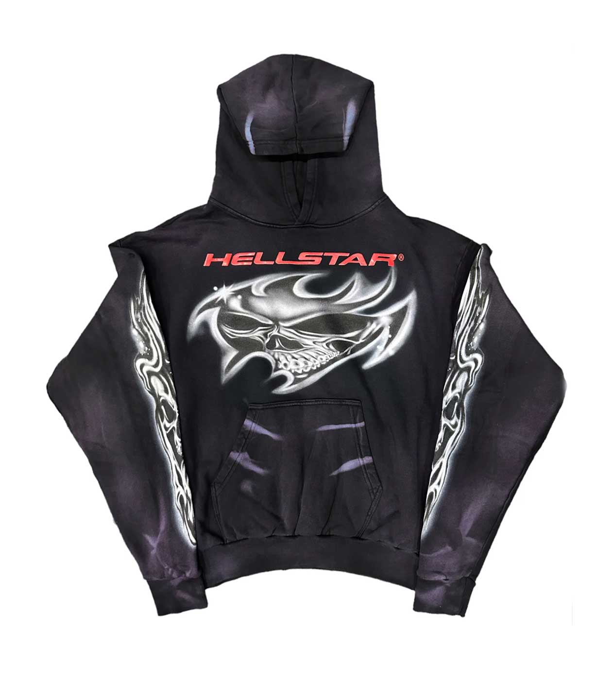 Airbrushed Skull Hoodie