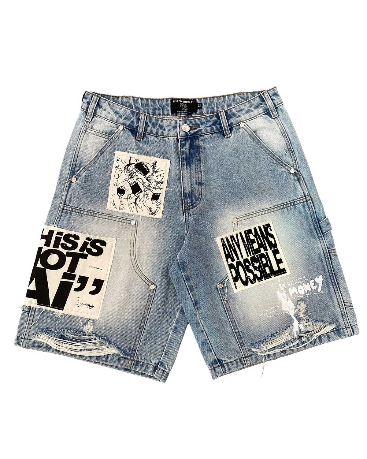 AI Denim Shorts