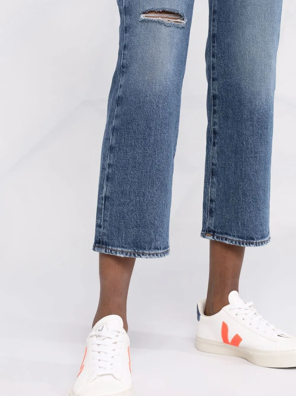 high-rise cropped Logan jeans — Image 3