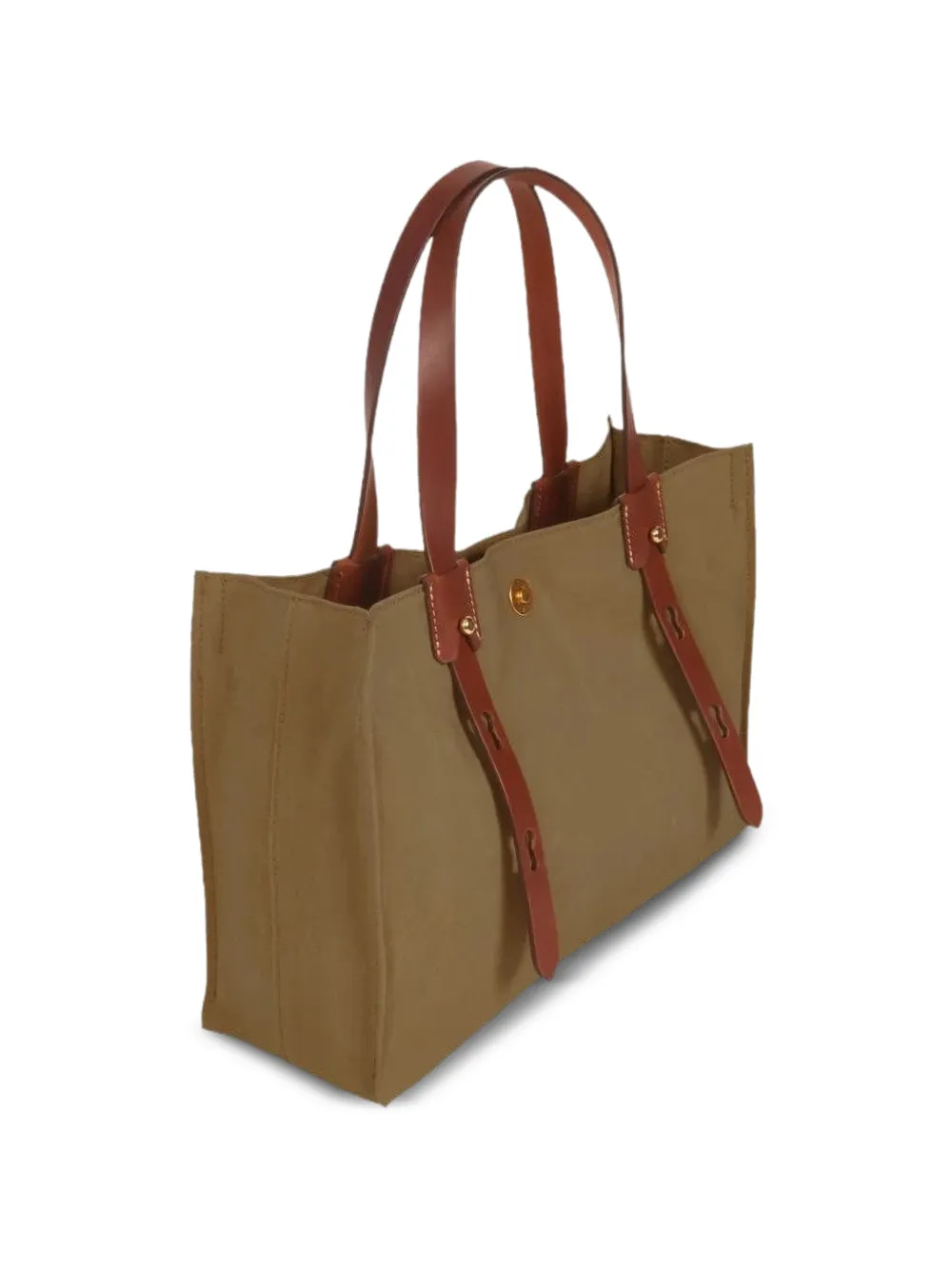 Edge leather-trim tote bag — Image 3