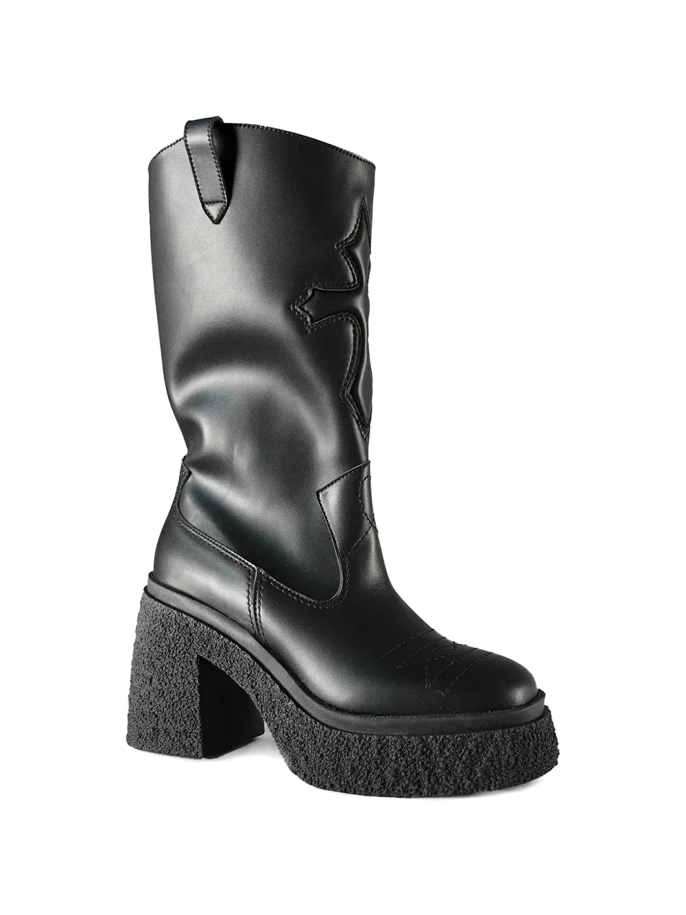 Monroe western-style platform boots — Image 3