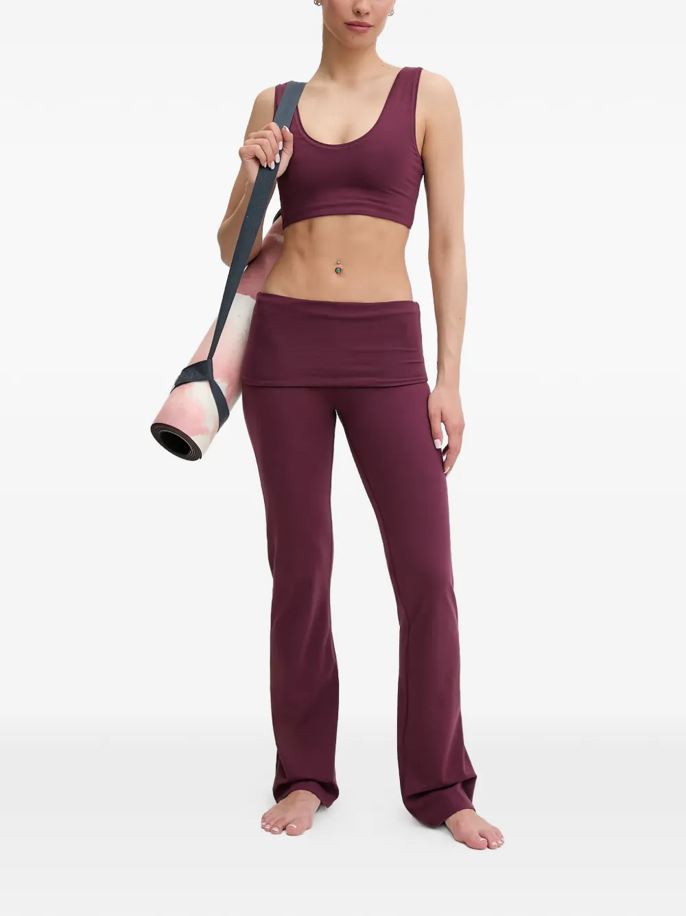 Sublime fold-over flared leggings — Image 3