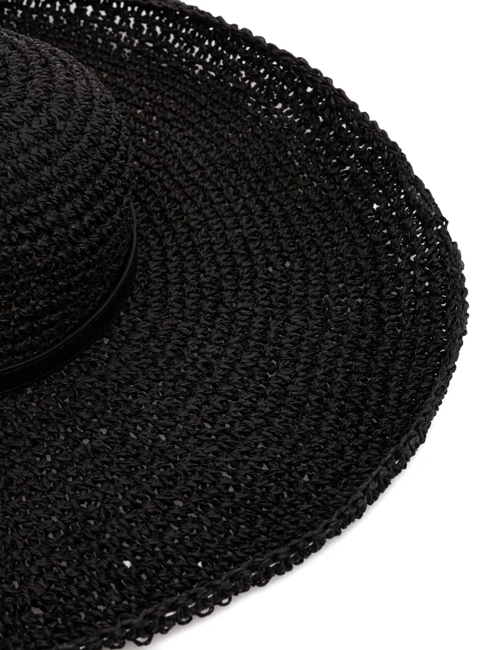 logo-plaque wide-brim hat — Image 3