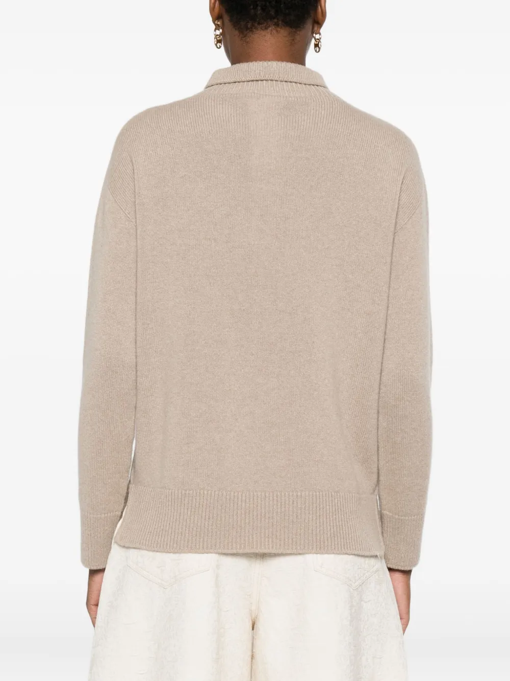 high-neck cashmere sweater — Image 4