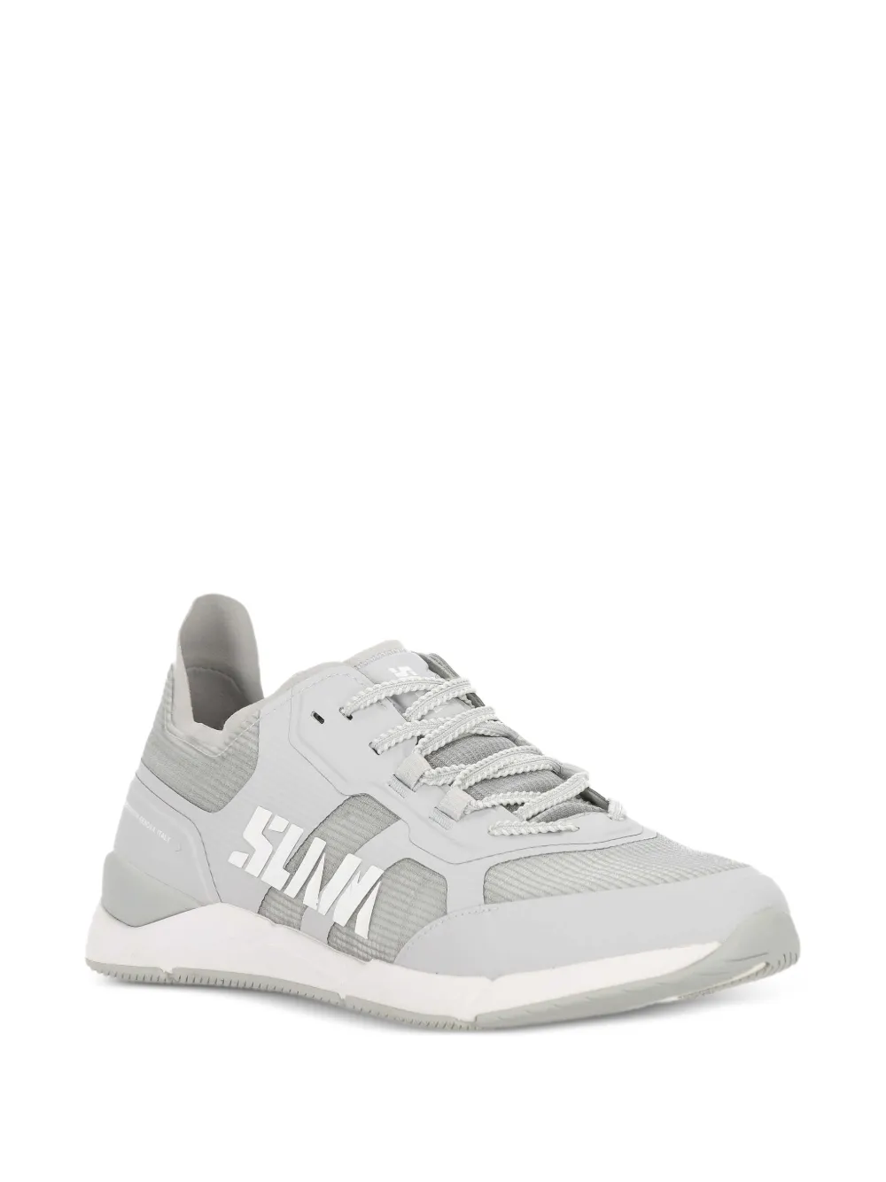 logo-print panelled sneakers — Image 3