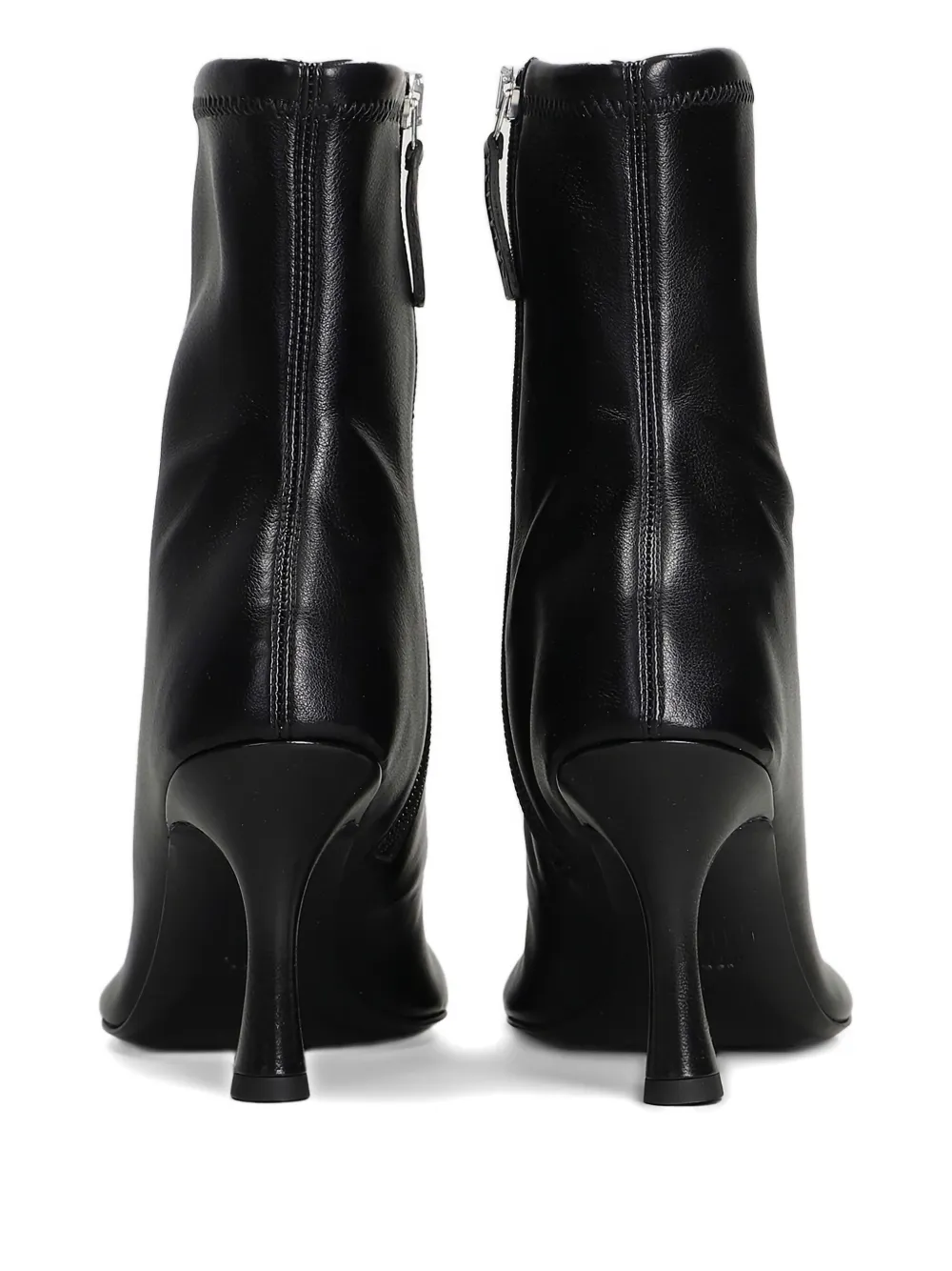 stretch-leather heeled boots — Image 4
