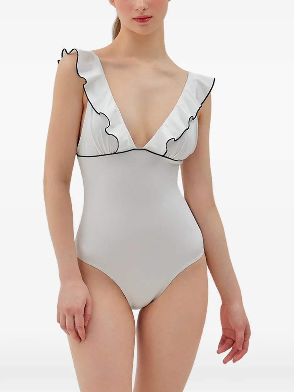 ruffled swimsuit — Image 3