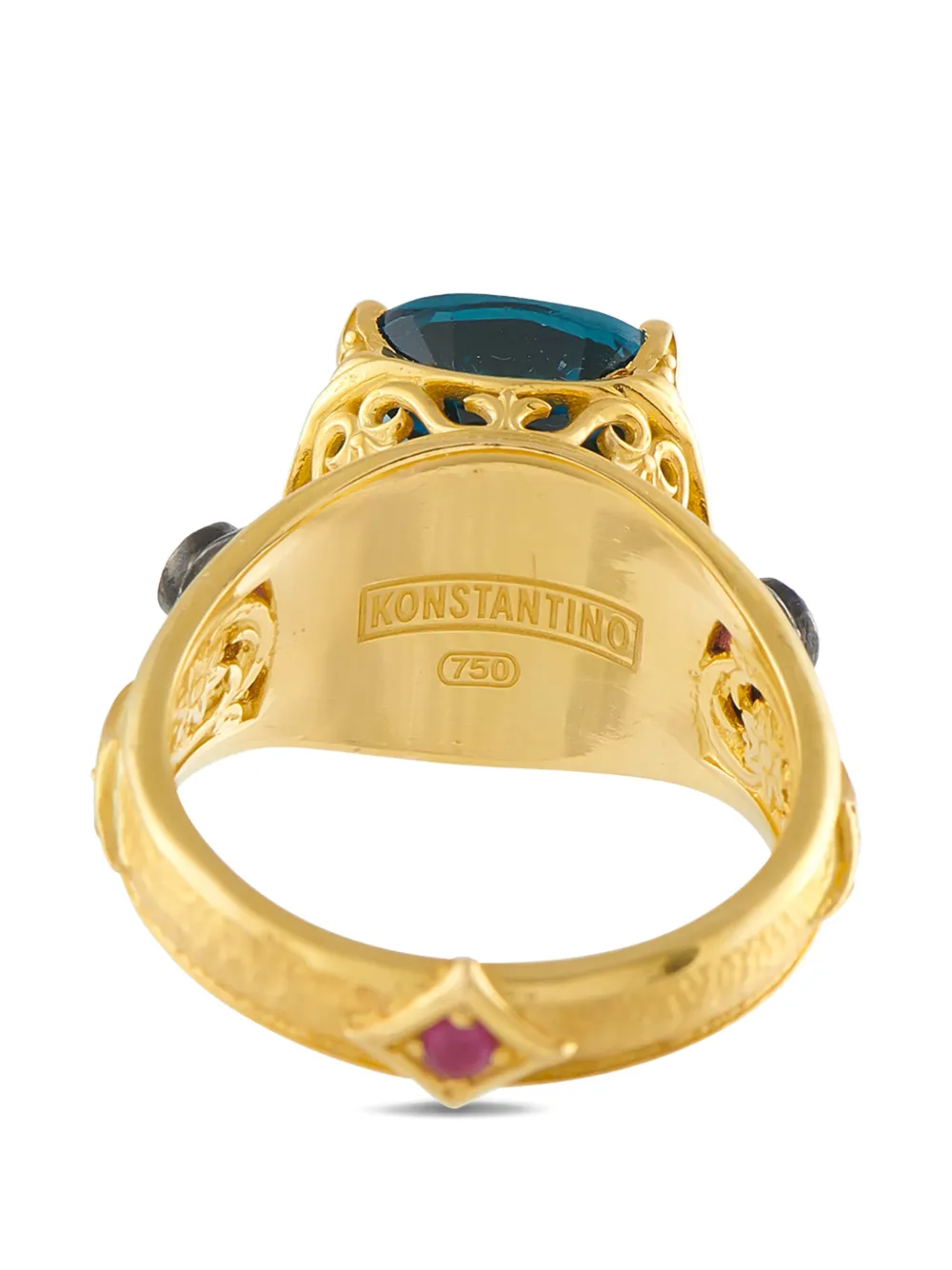 topaz and ruby ring — Image 3