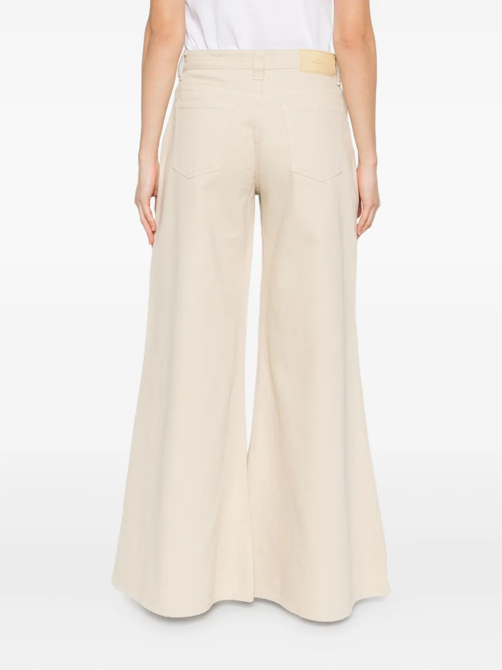 pocket straight-hem trousers — Image 4