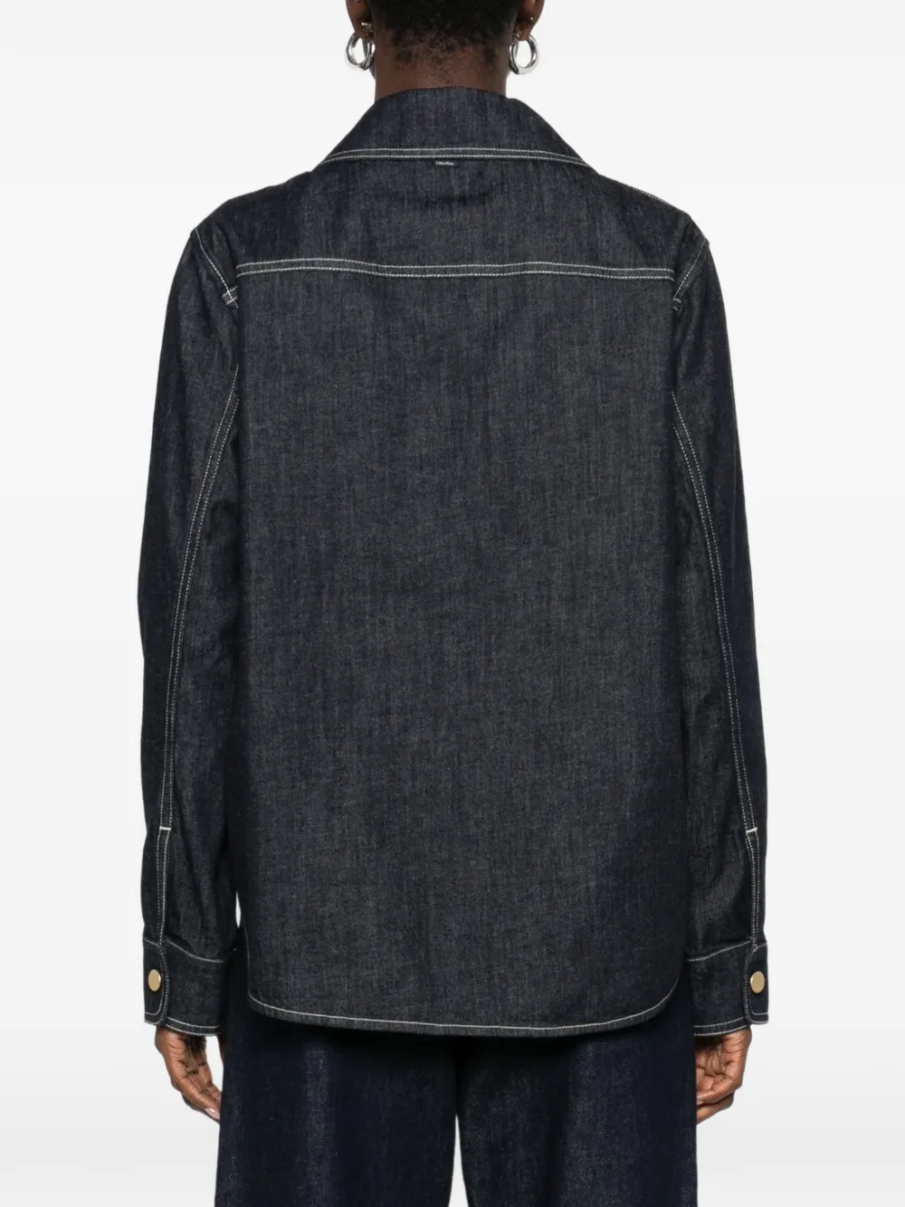contrast-stitching shirt — Image 4