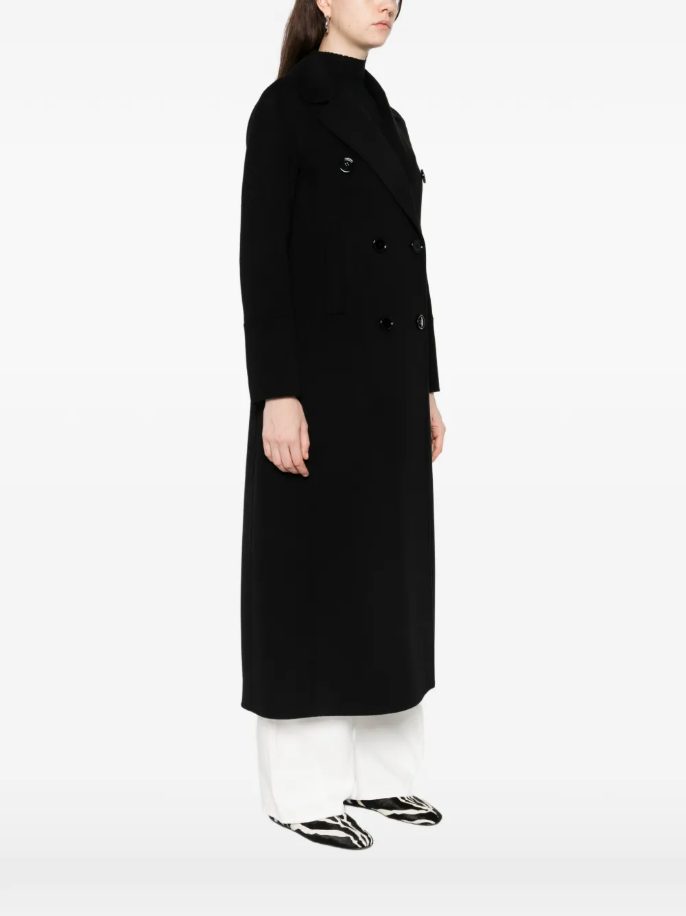 Custodi double-breasted coat — Image 4