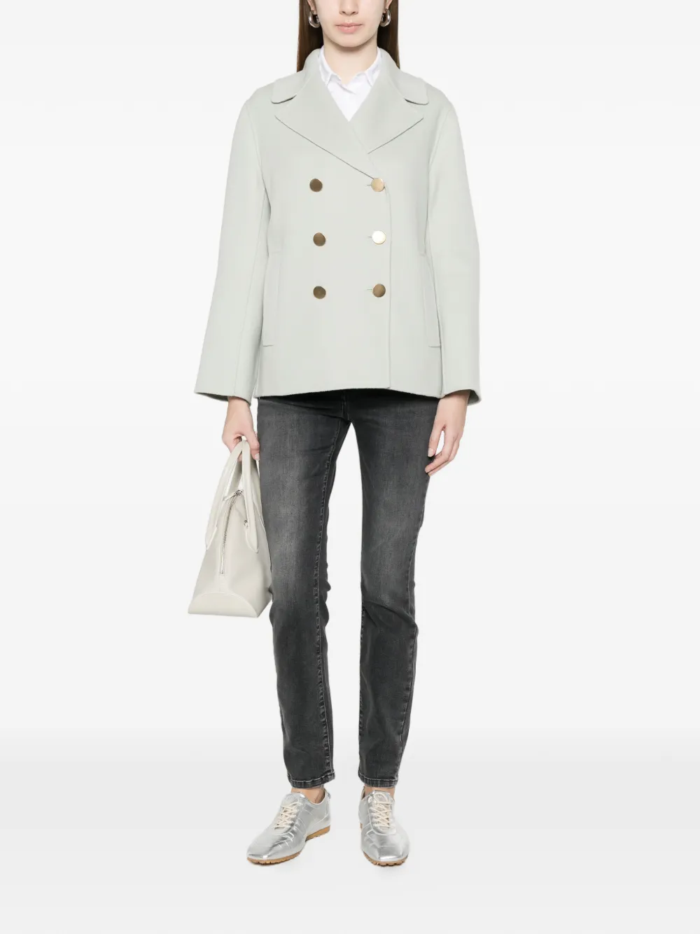 double-breasted peacoat — Image 5
