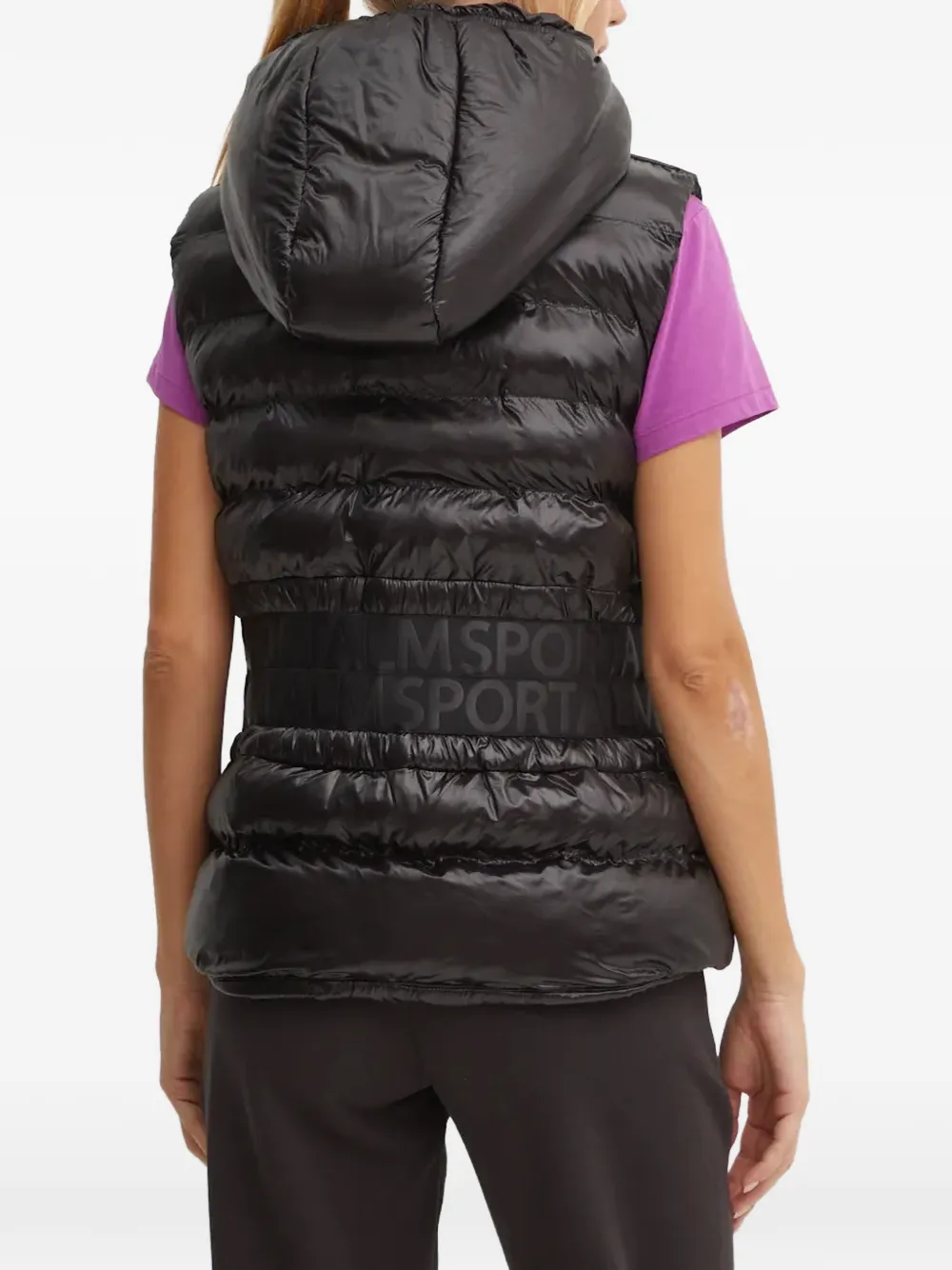 quilted hooded gilet — Image 5