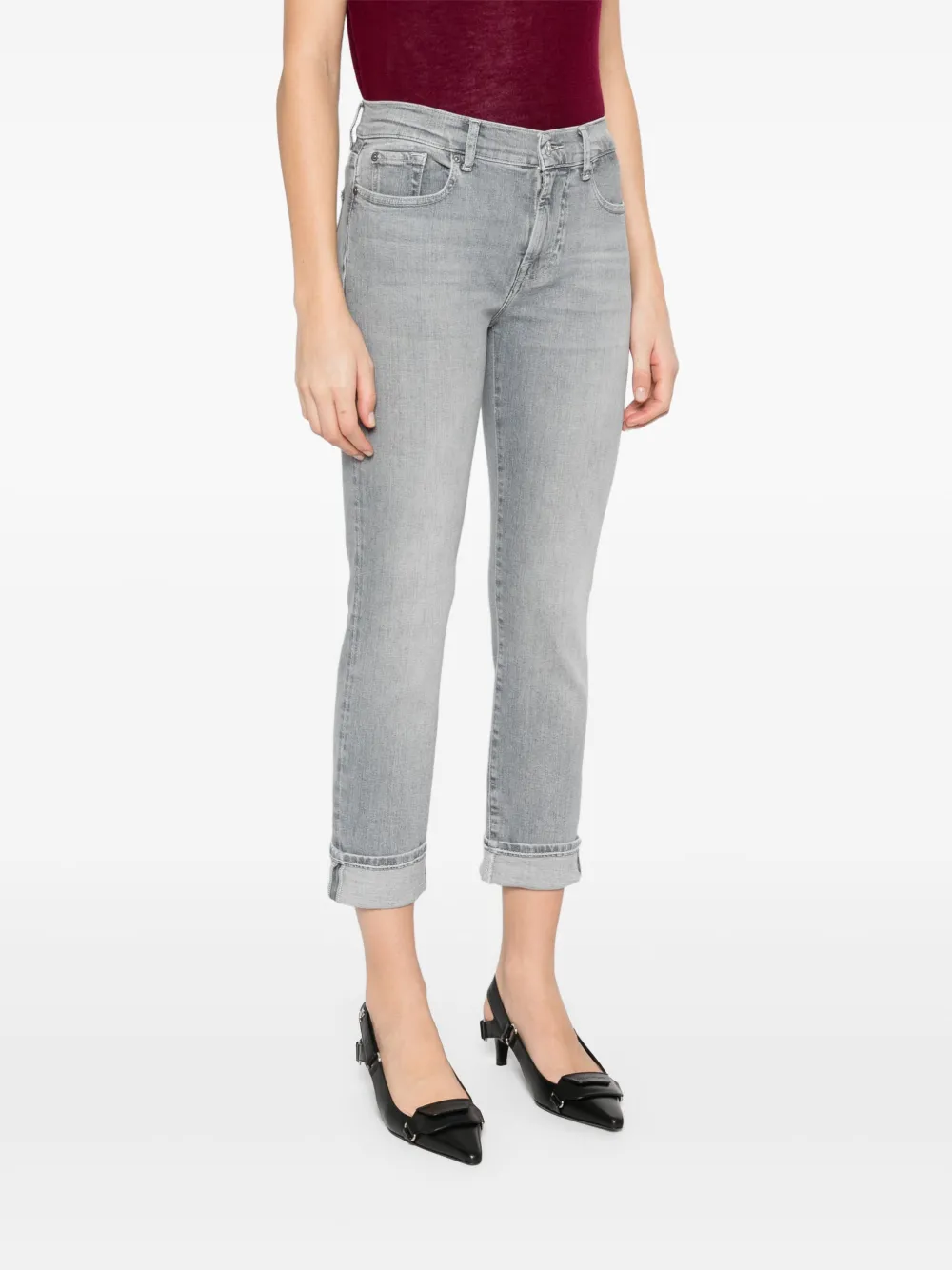 mid-rise skinny jeans — Image 5
