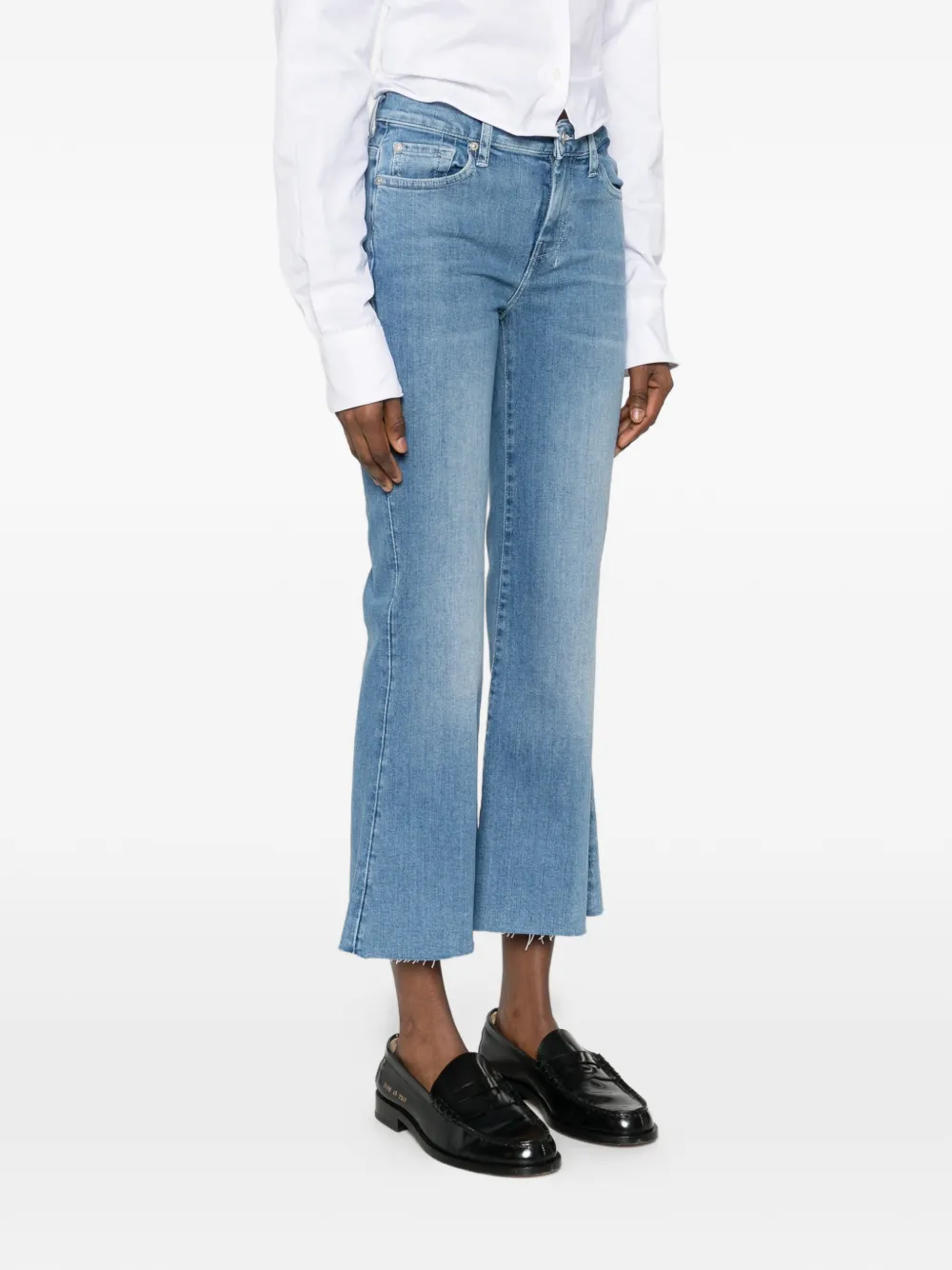 cropped flared jeans — Image 5