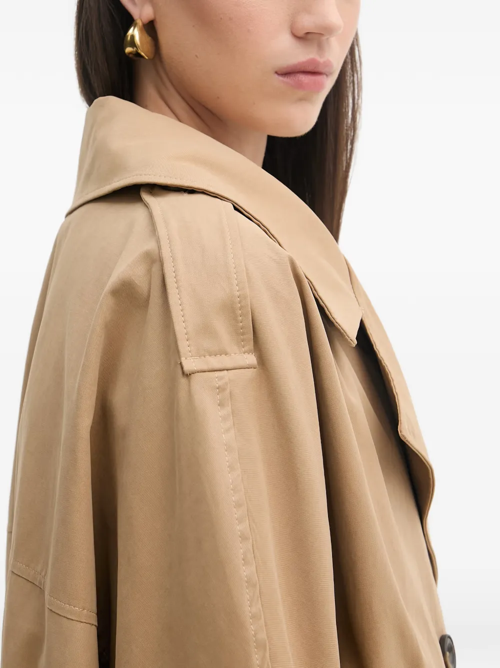 double-breasted epaulette jacket — Image 4