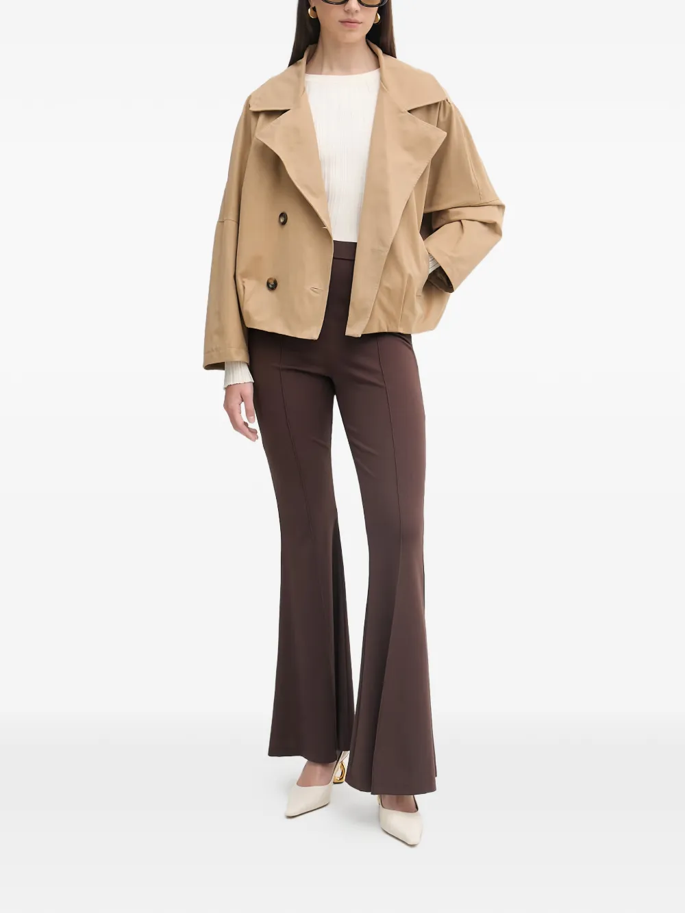 double-breasted epaulette jacket — Image 6