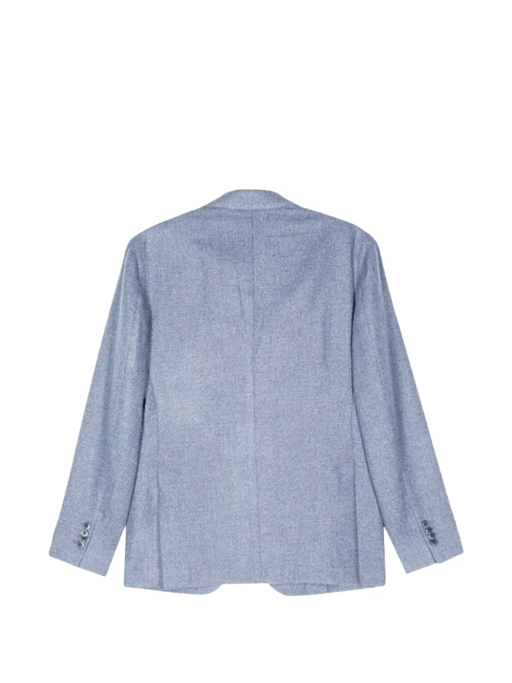 notched-lapels single-breasted wool blazer — Image 3