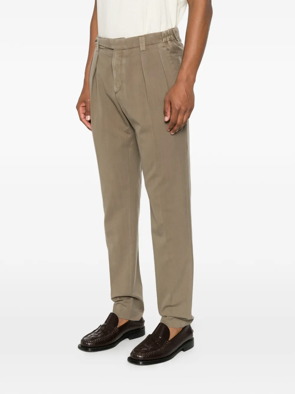 pleated-waistband trousers — Image 4