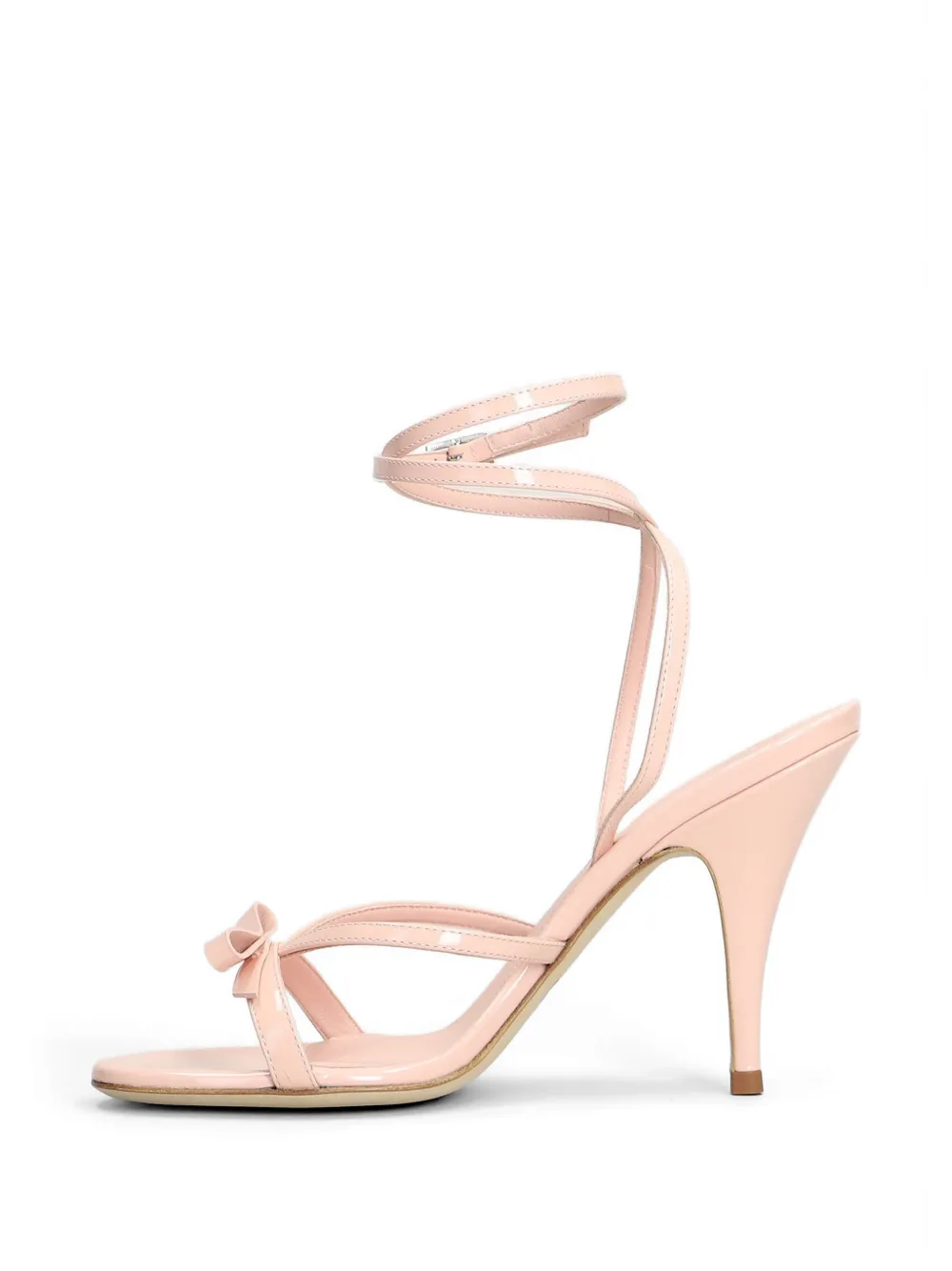 Megan Charme bow-detail wrap-around sandals — Image 3