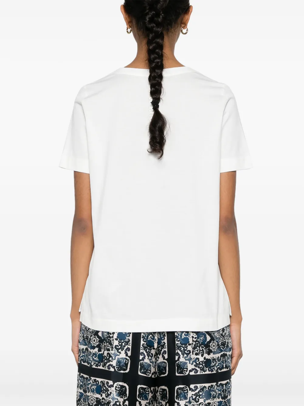 embroidered-logo cotton T-shirt — Image 5