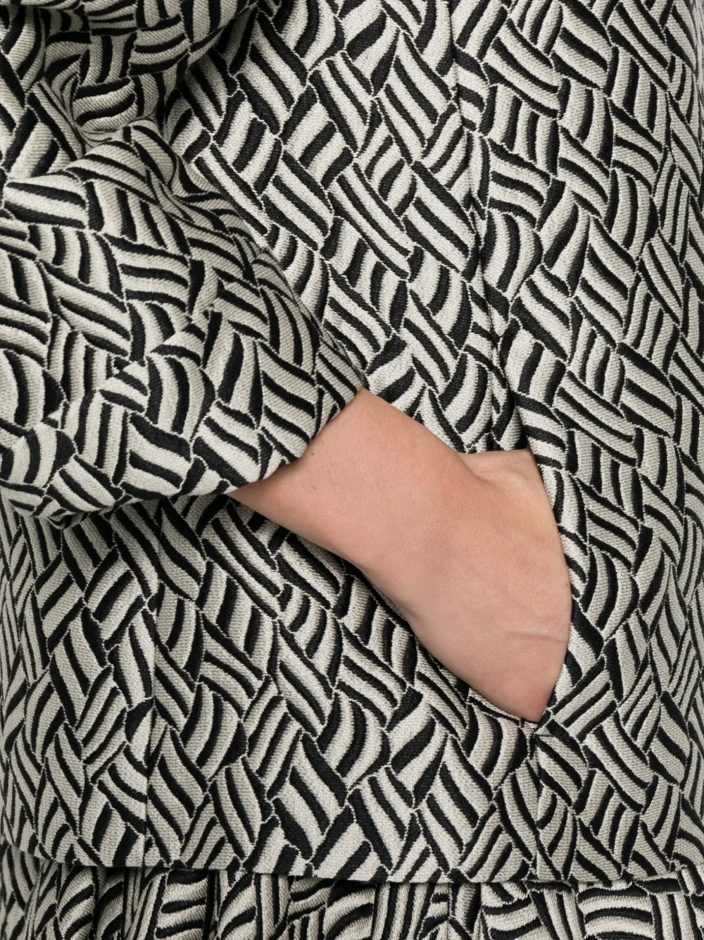 Lira jacquard patterned blazer — Image 3