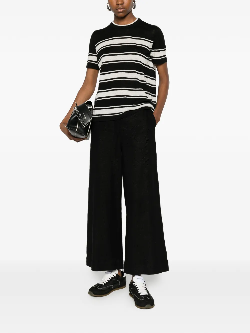 striped linen T-shirt — Image 5