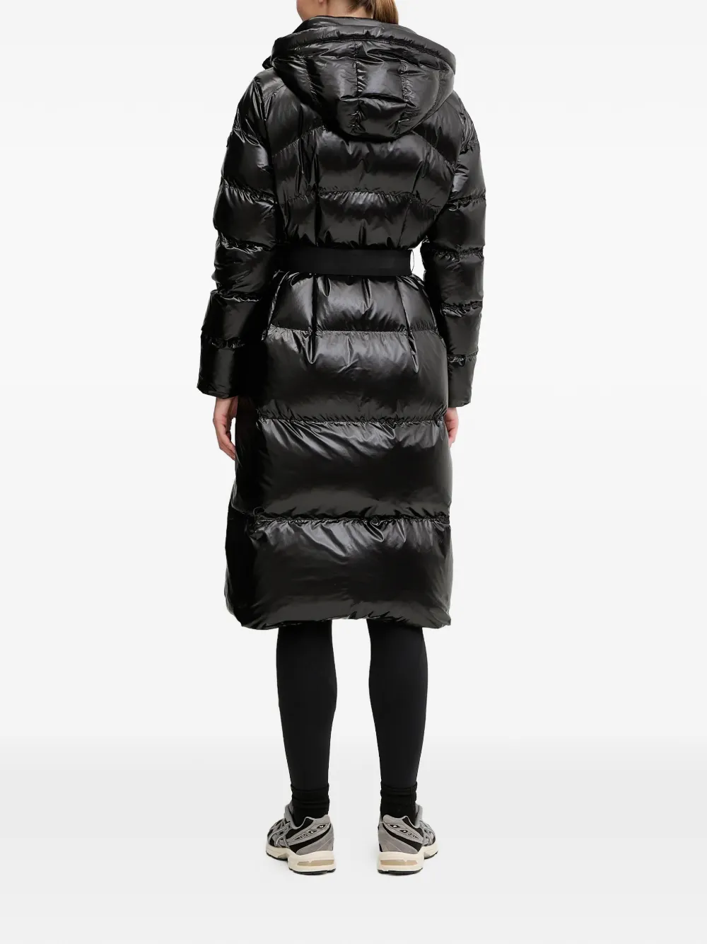 quilted belted coat — Image 5